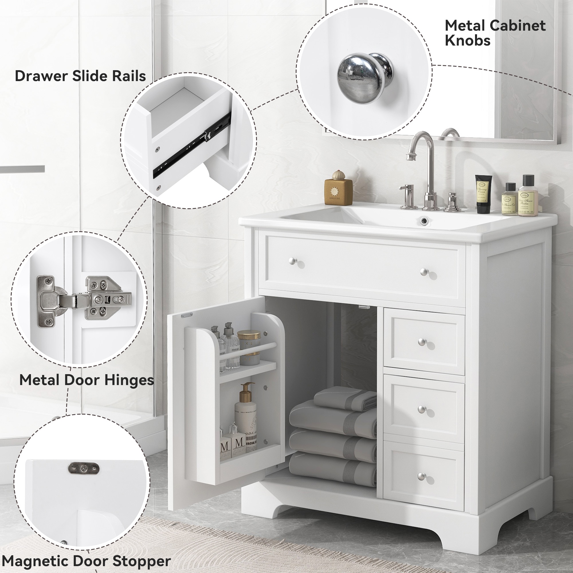 Siavonce FZB082S00008 Bath-Vanity-Combo - View #2