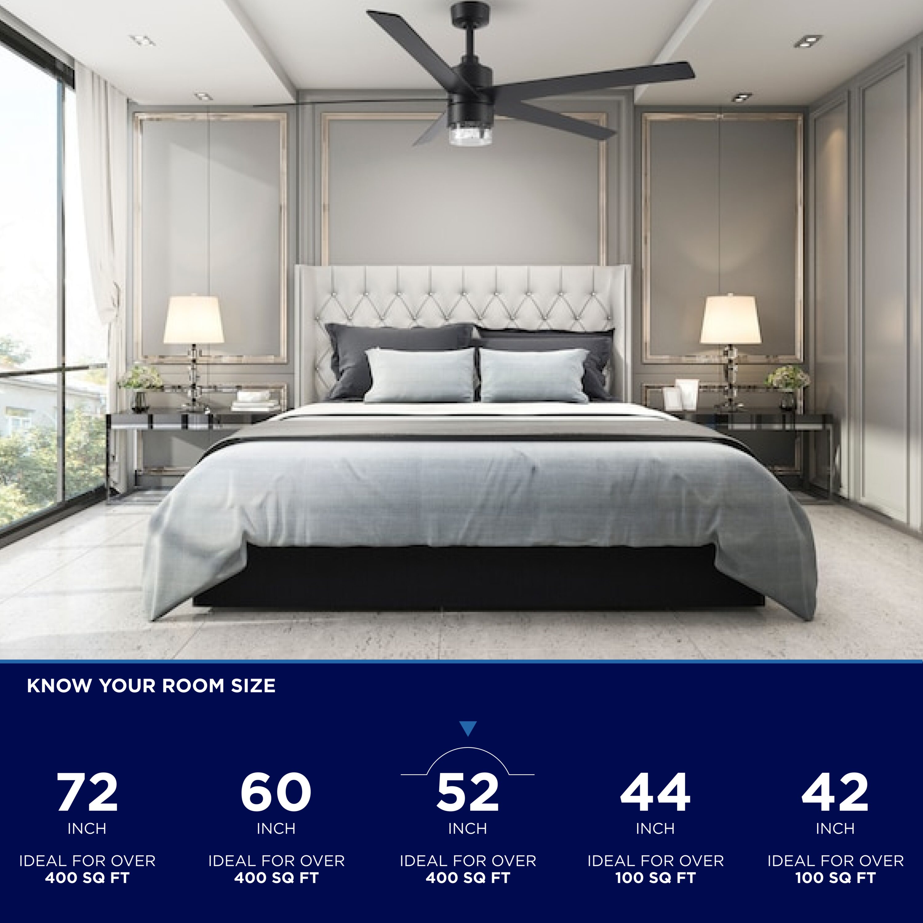 Harbor Breeze AR12C-52MBK Ceiling-Fans - View #2