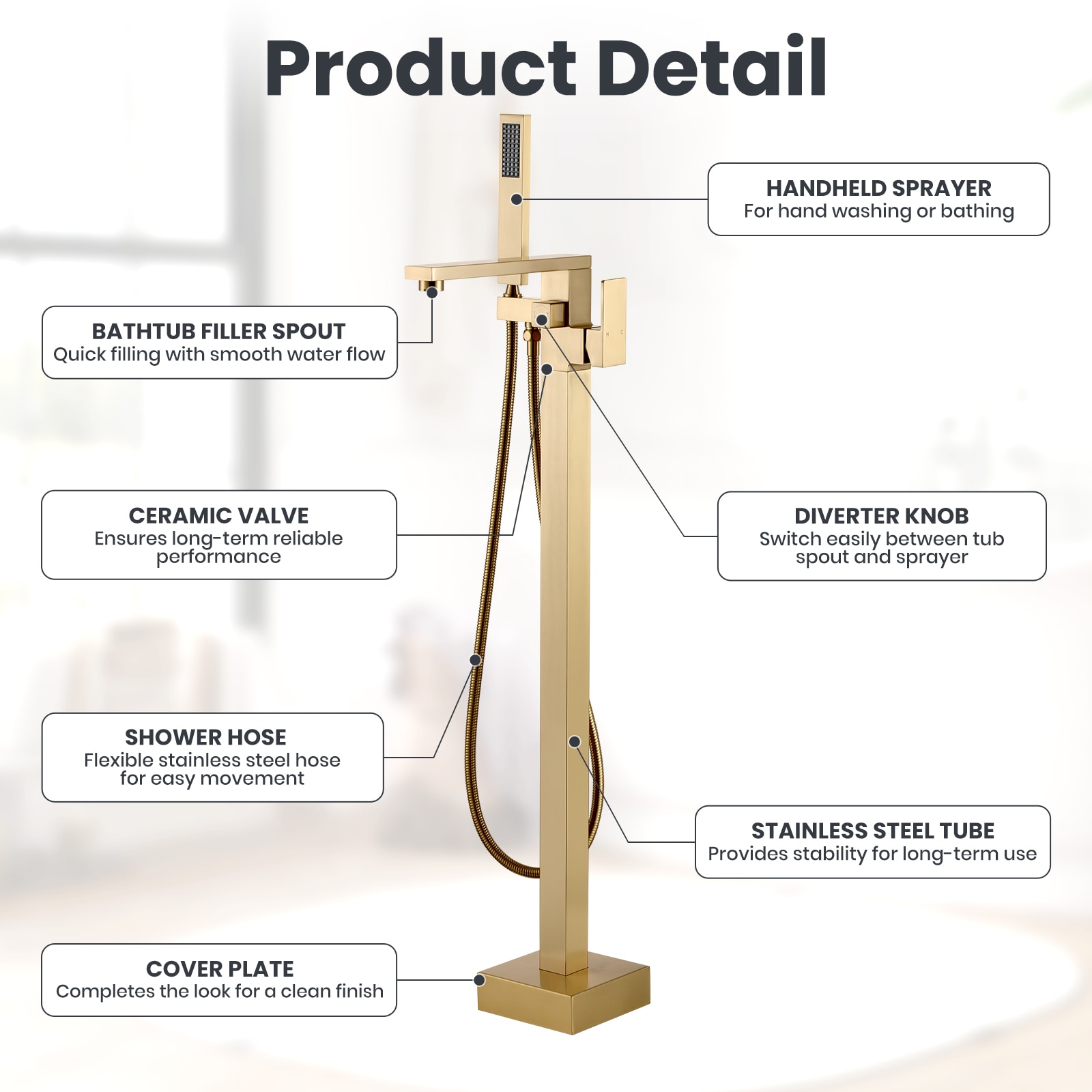 WOWOW 3082000G Roman-Tub-Faucets - View #7