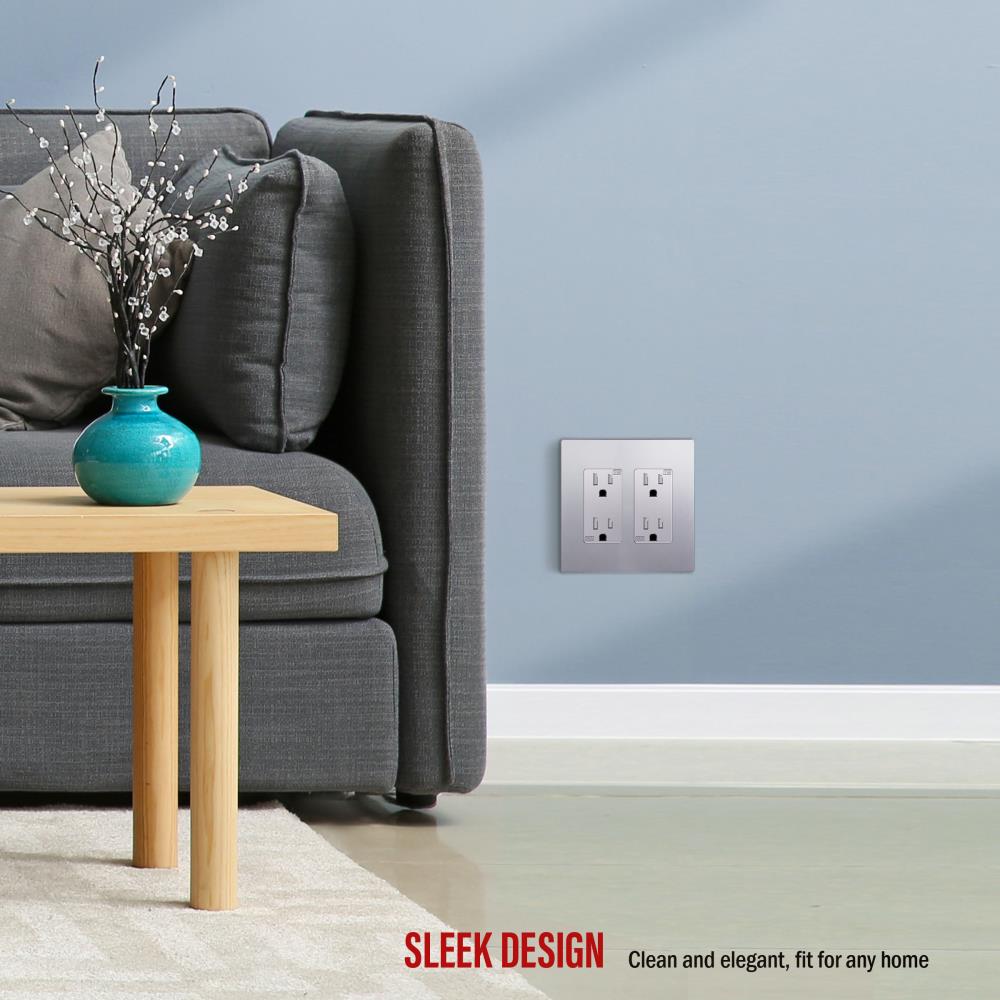 Enerlites SI8832-SV Electrical-Wall-Plates - View #3