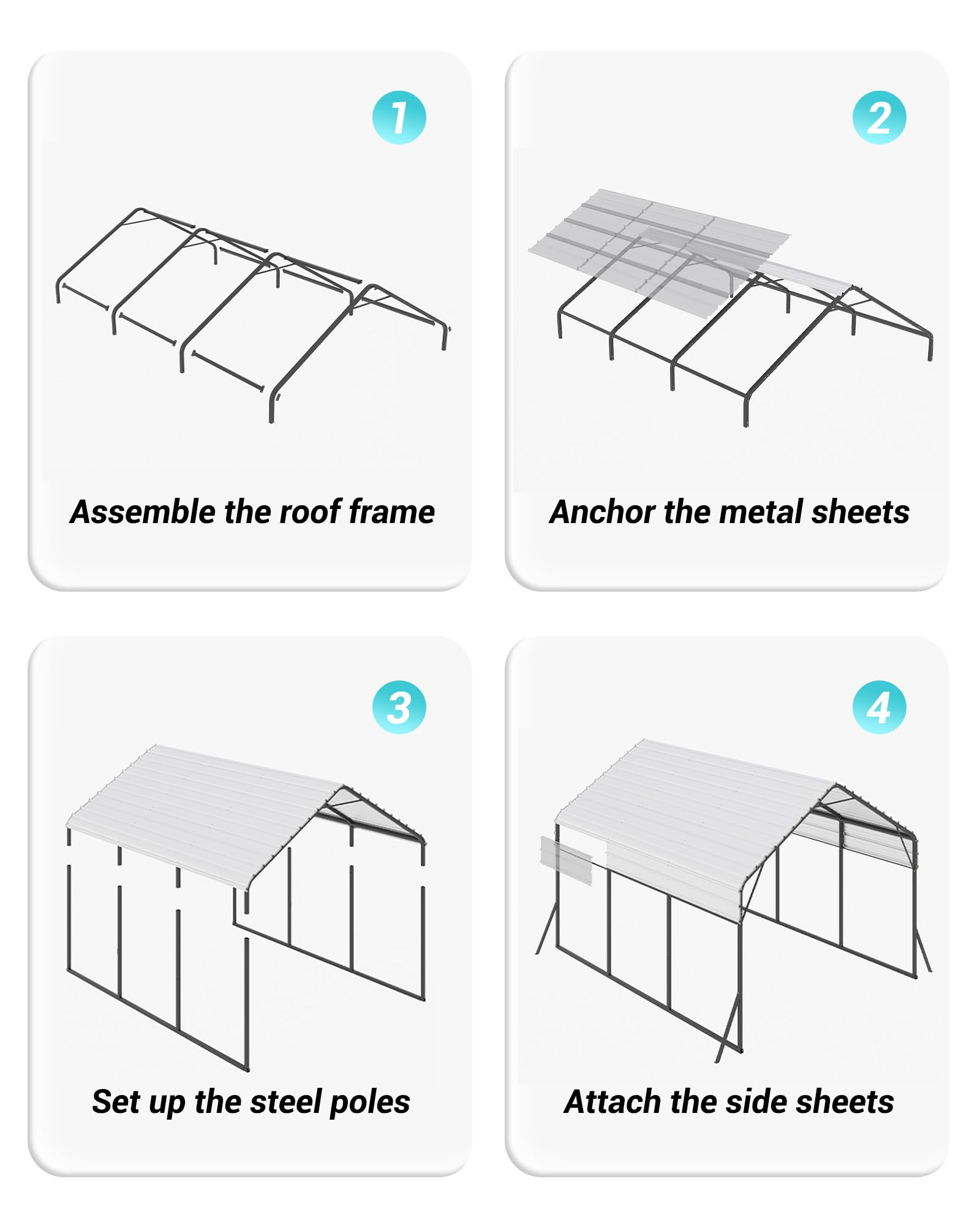 GarveeLife LMYCP-FE133665 Carport-Covers - View #7