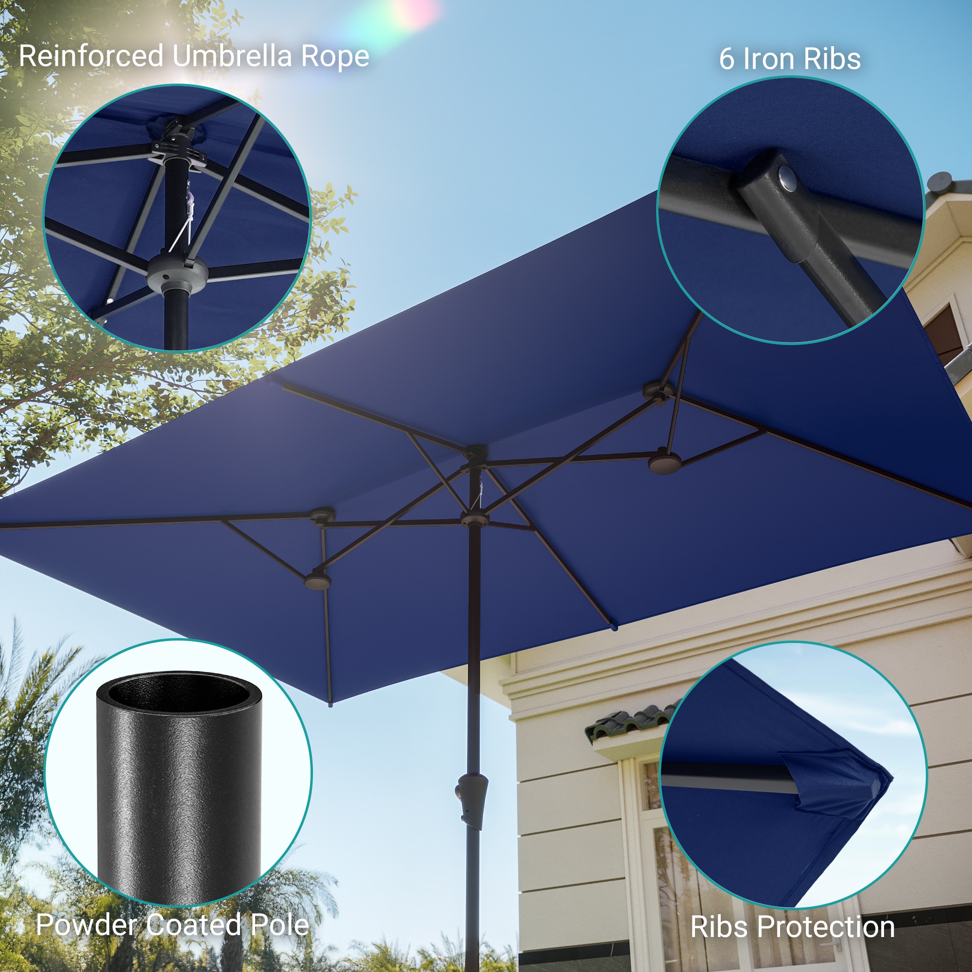 Sonkuki SD-TJ10WH Umbrellas-2 - View #5