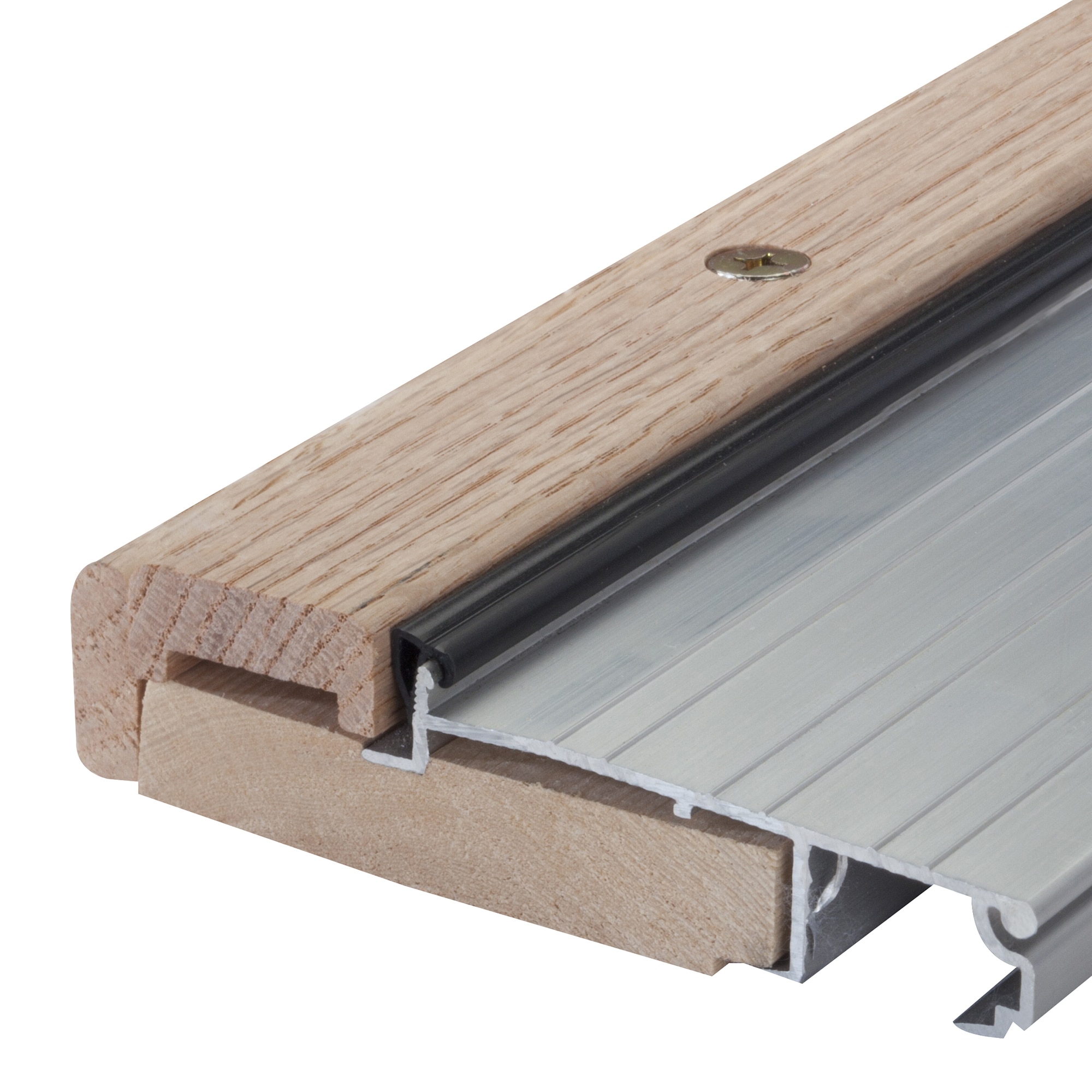 M-D 36-in x 0.75-in Aluminum Door Threshold (Install with Screws) in the  Door Thresholds department at