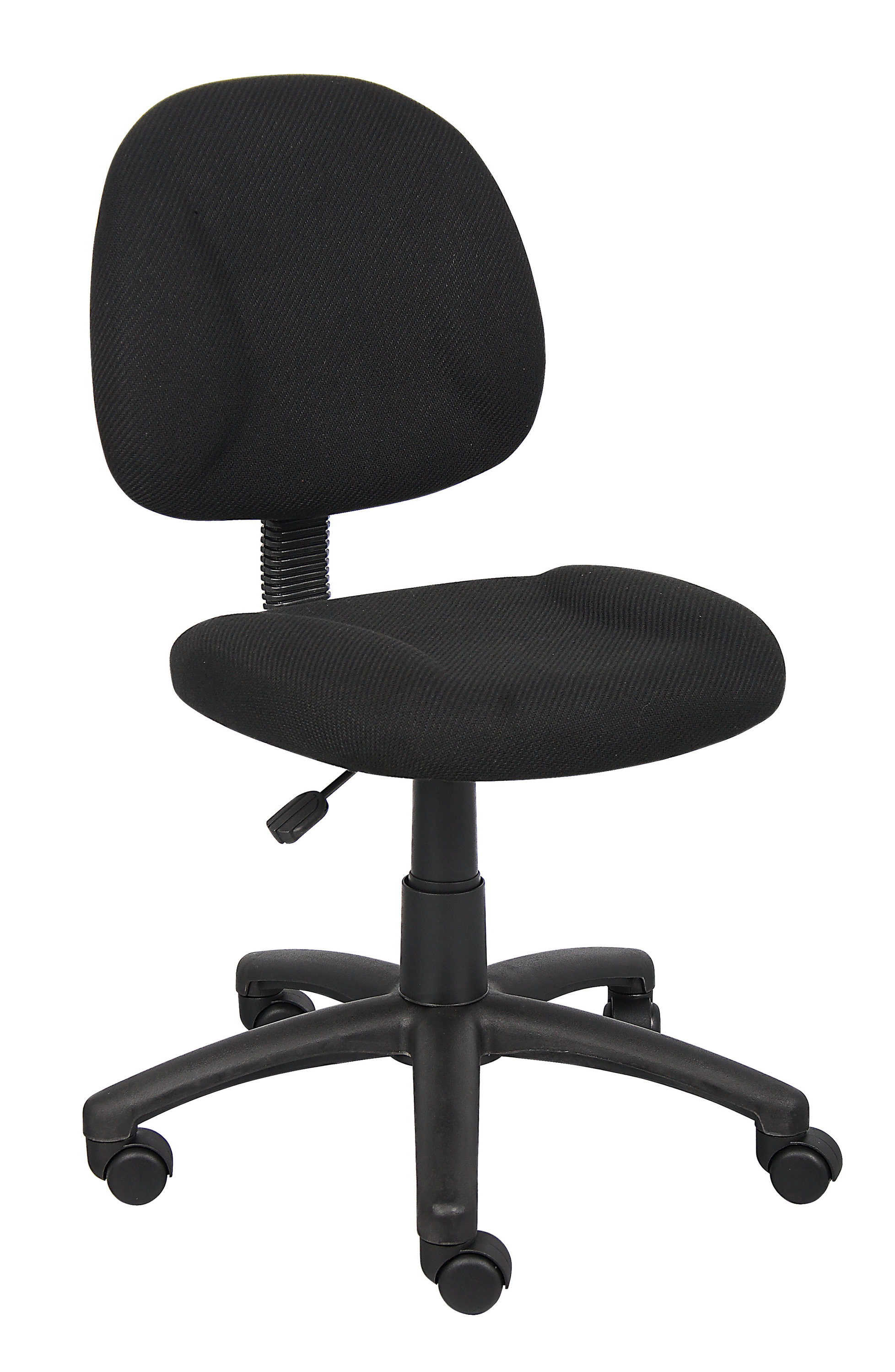 Grey Faux Leather Padded Office Chair by Boss 