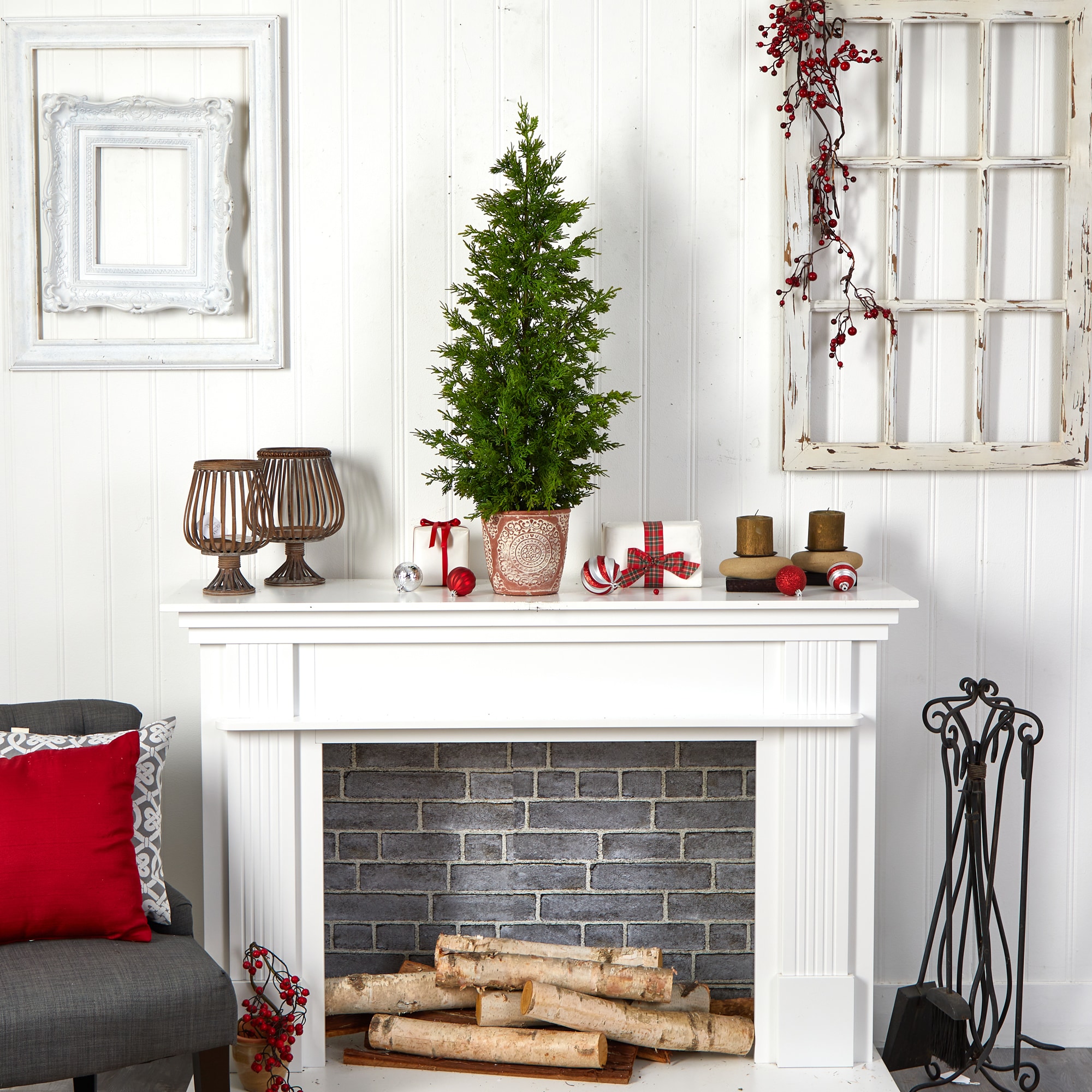 Nearly Natural T3398 Artificial-Christmas-Trees - View #5