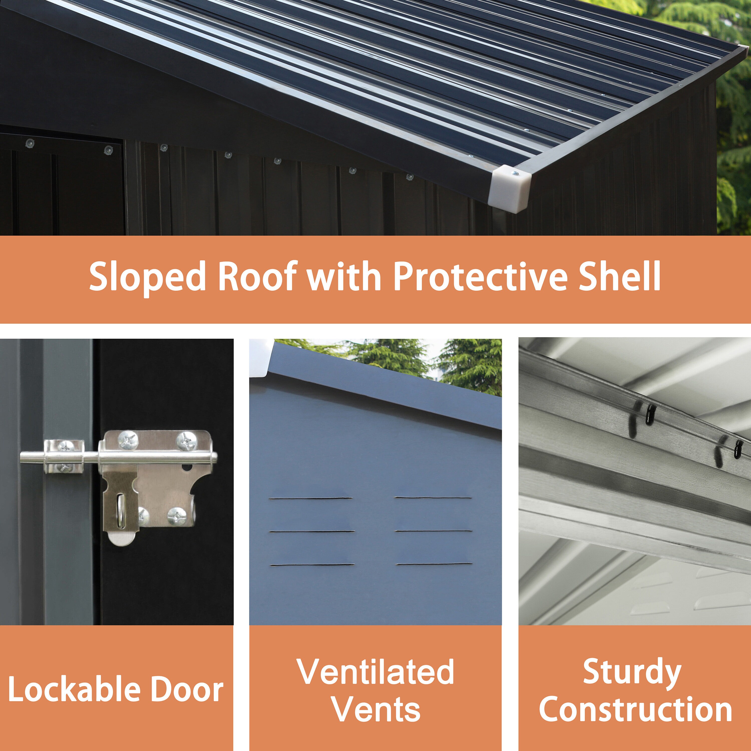 VEIKOUS PG0301-WD-1 Wood-Storage-Buildings - View #4