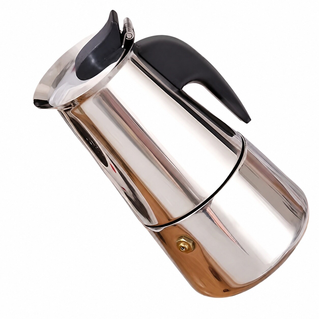 Aoibox -  Stainless Steel 9 Cup 450ml Italian Moka Pot Gas and Electric Stovetop Espresso Maker