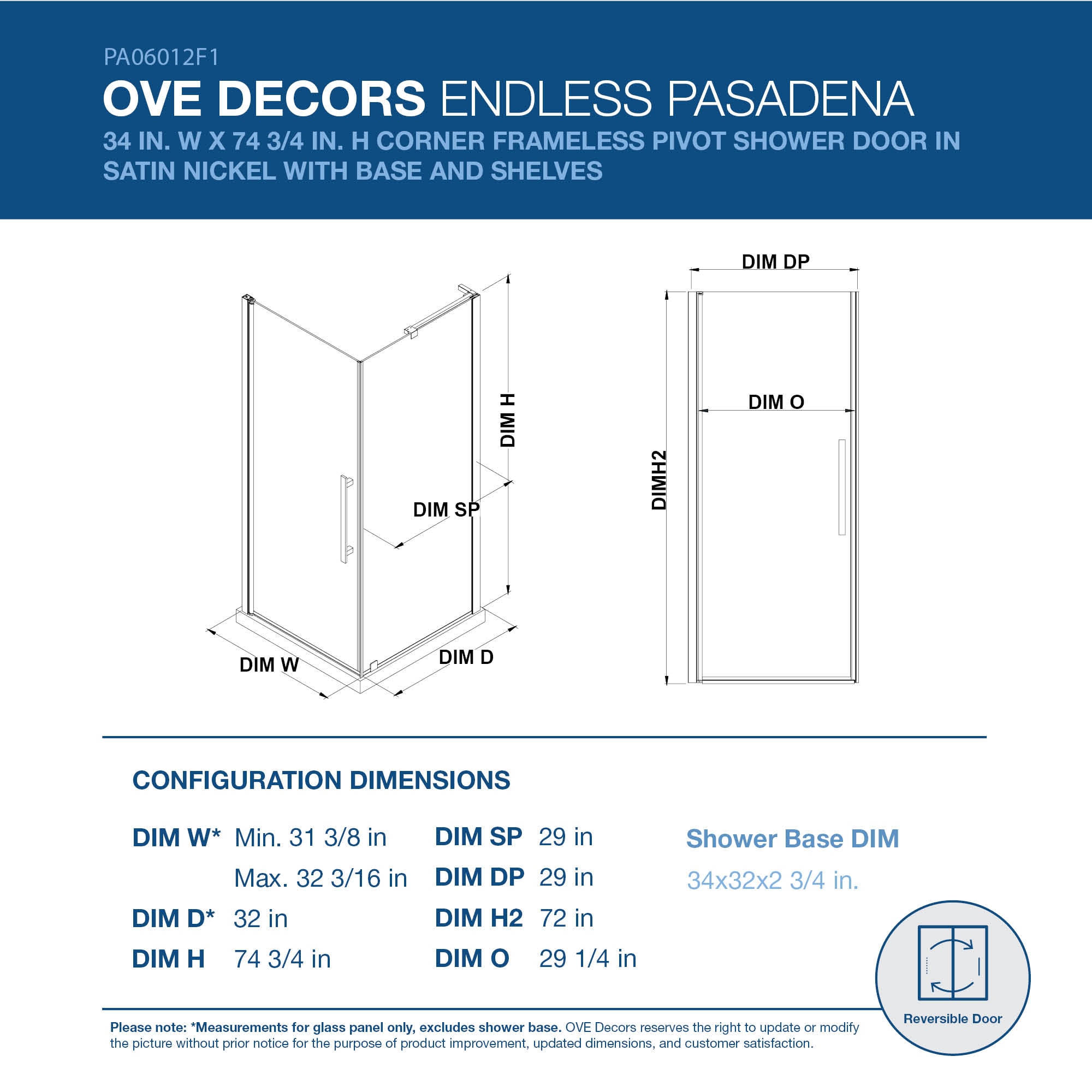 OVE Decors 828796076739 Alcove-Shower-Kit - View #2