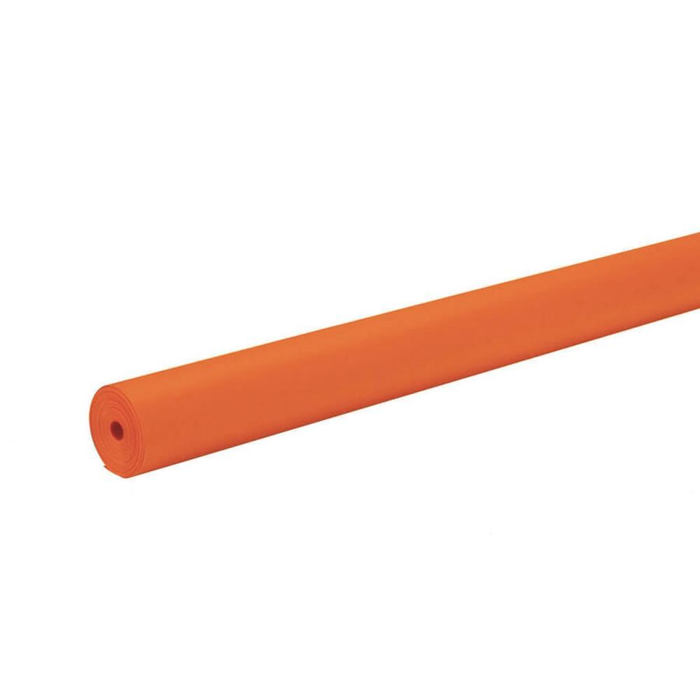 Rainbow PAC0063104 Colored Kraft Duo-Finish Paper, Orange, 48 In. x 200 Ft., 1 Roll