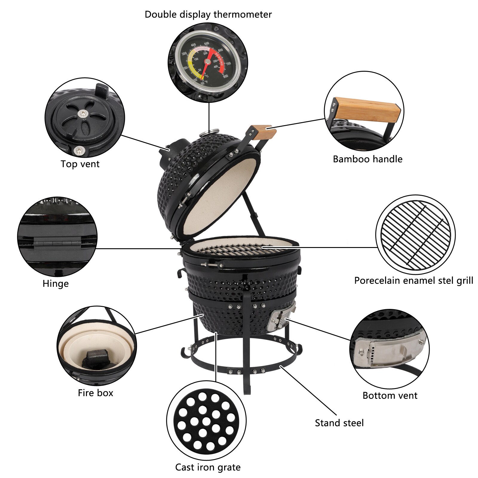 Winado LO1G26001785 Charcoal-Grills - View #8