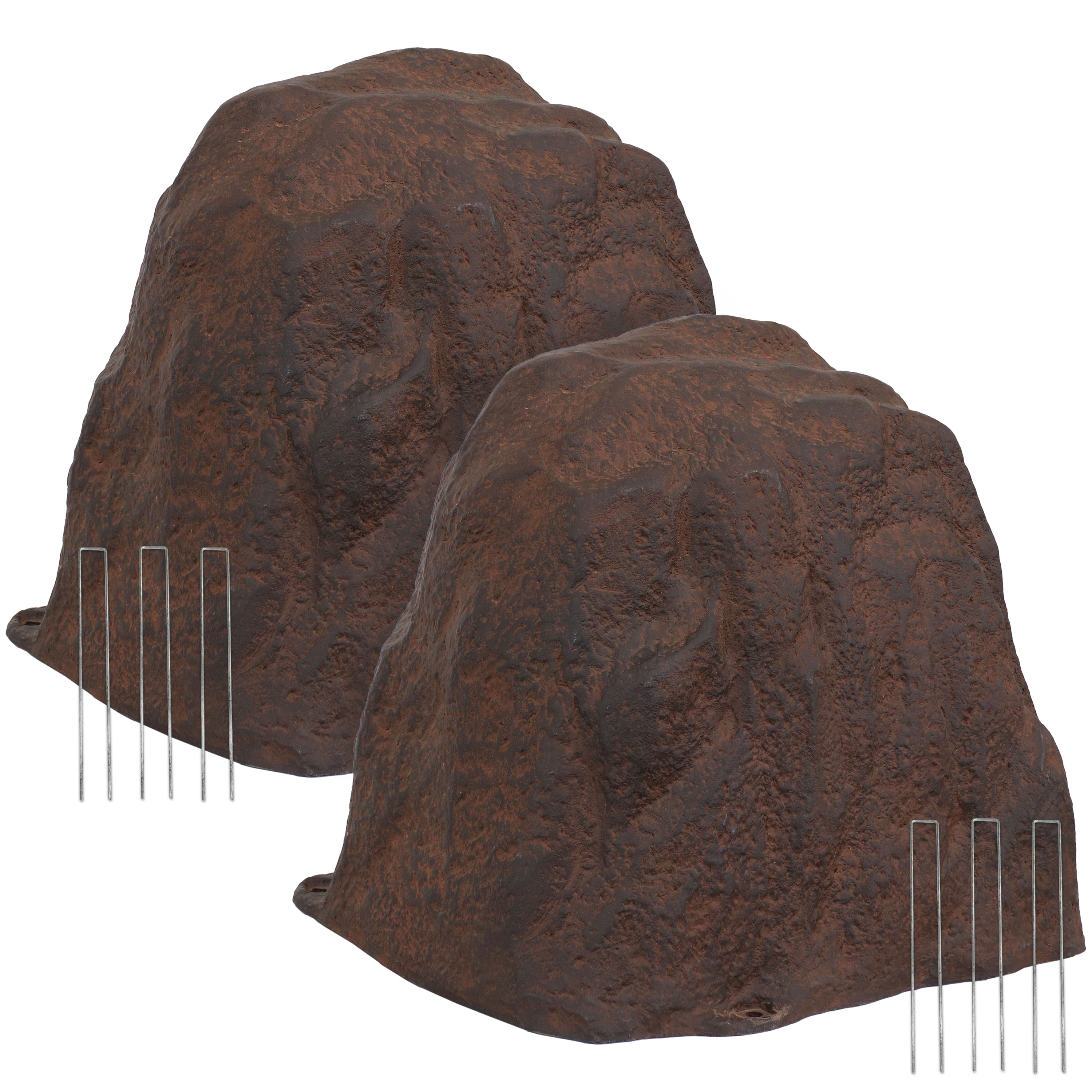 Sunnydaze Decor DG-878-COMBO-2PK Cubic feet 5.2-lbs. Off-white Decorative rock ( 0.5 - 3.0-in Rock Size )
