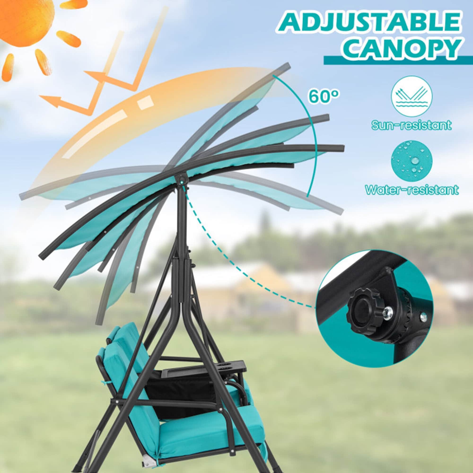 Mondawe MA-YU005BLBR Swing-Gliders - View #5