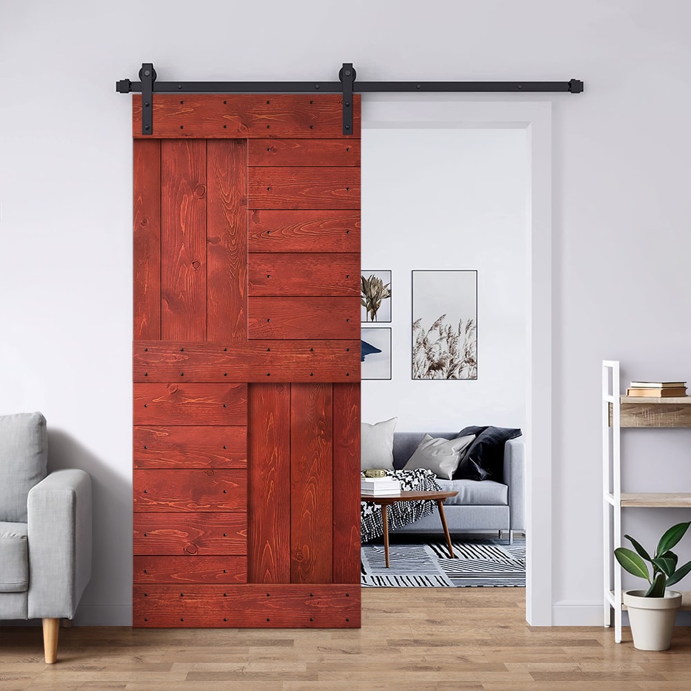 CALHOME SMK-72+DIY-N1-36H Barn-Doors - View #2