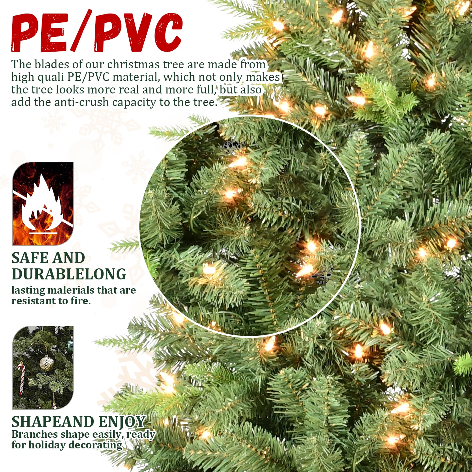 LOVMOR SF-L-T3637P339026 Artificial-Christmas-Trees - View #3