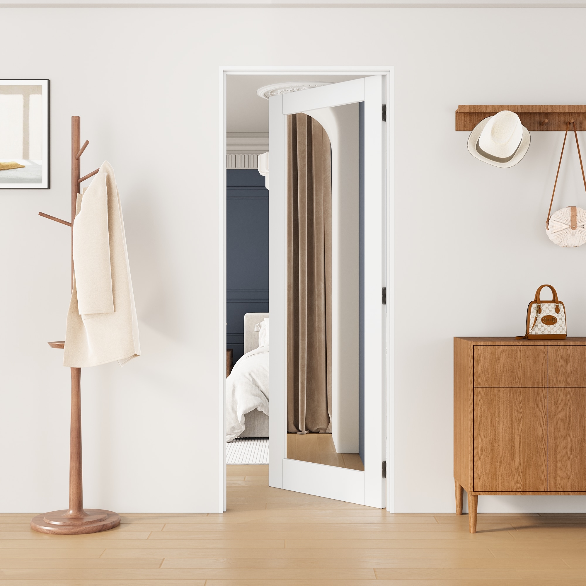 JUJUBON IN-PREPR-FM-YGMR-32R Pre-Hung-Doors - View #2