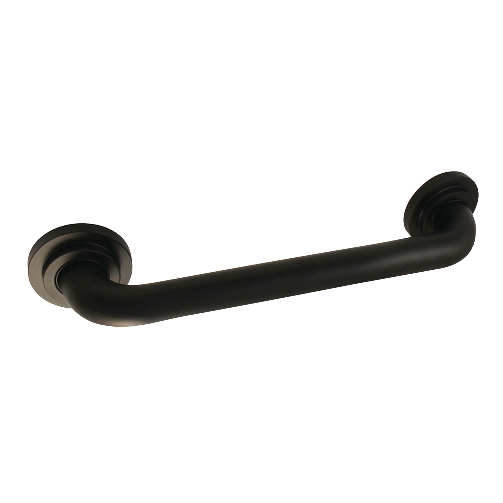 Kingston Brass WLDR414120 Manhattan 12-in Matte black Wall mount ADA Compliant Grab Bar ( 500-lb Weight Capacity )