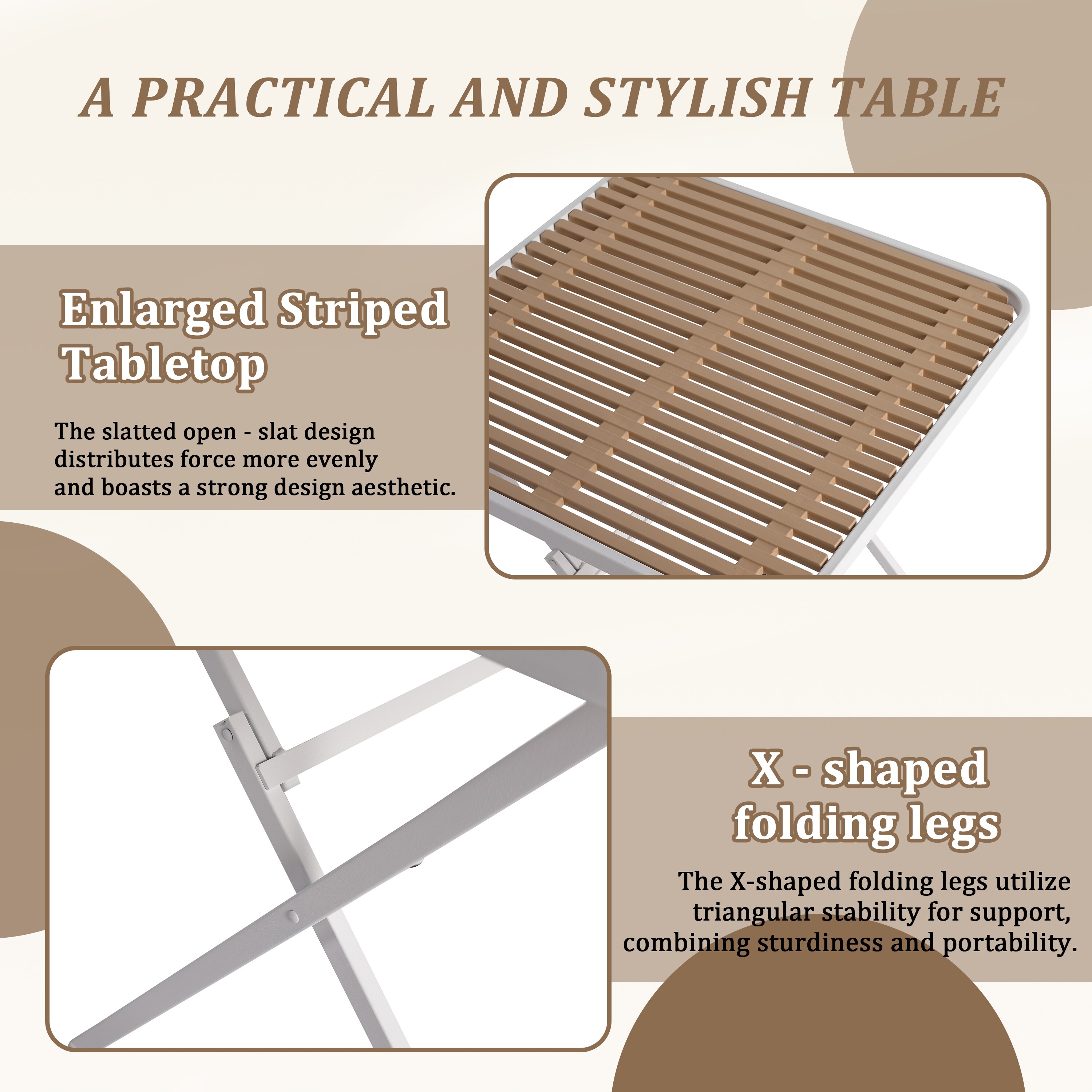 HONGGE QLLSHG017 Folding-Tables - View #4