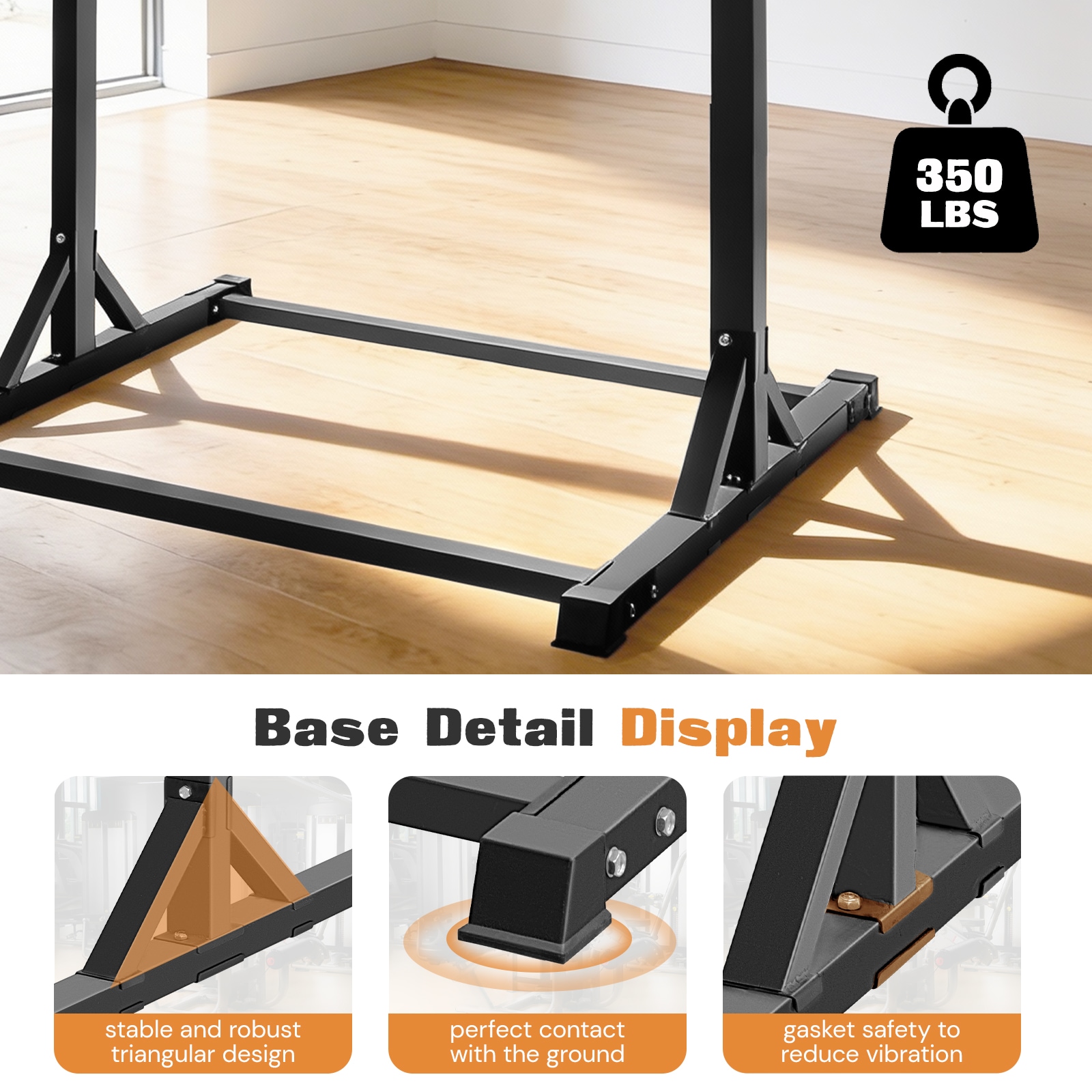 KERDOM DG-DH-BLACK Pull-up-Push-up-Bars - View #5