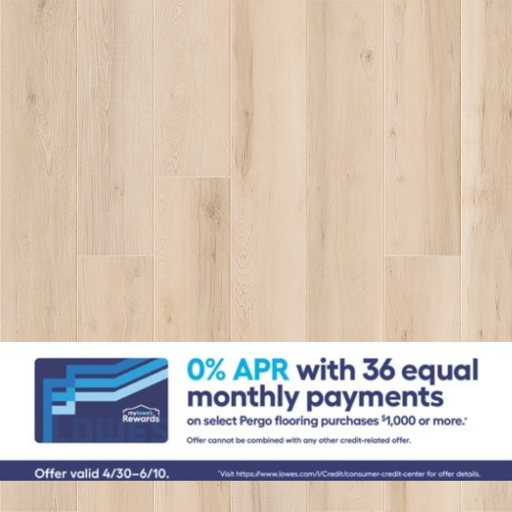 Pergo DuraCraft Sarlat Oak 22-mil x 8-3/4-in W x 47-in L Waterproof Luxury Vinyl Plank Flooring ( 17.22-sq ft Per Carton )