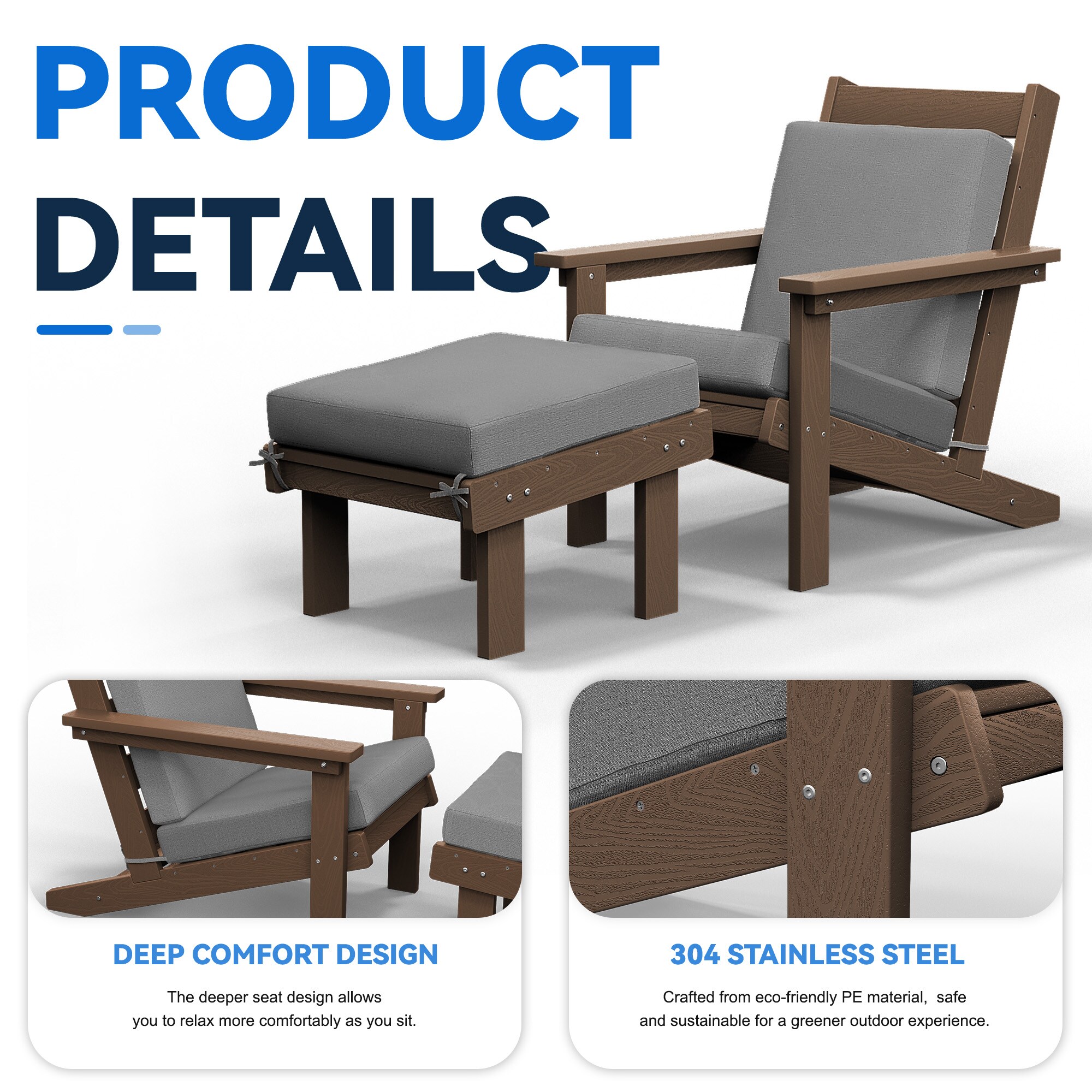 VOUA ZQWYDJ-BR Patio-Chairs - View #4