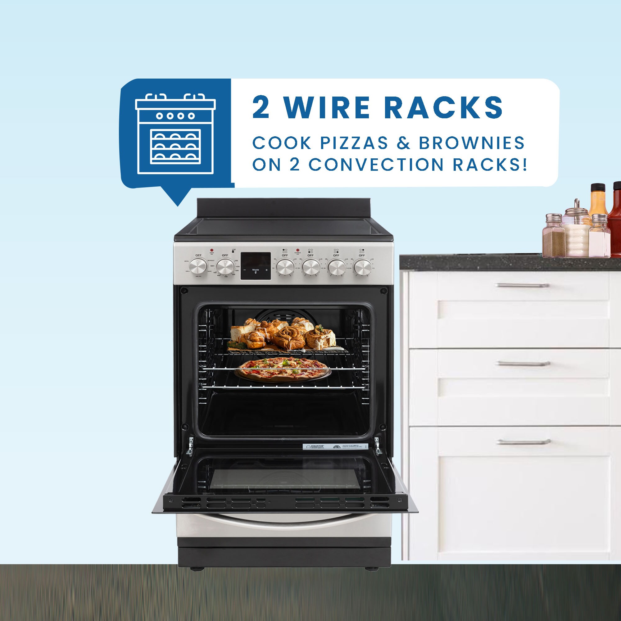 Equator Advanced Appliances ECR 204 WHITE Freestanding-Electric-Ranges - View #11