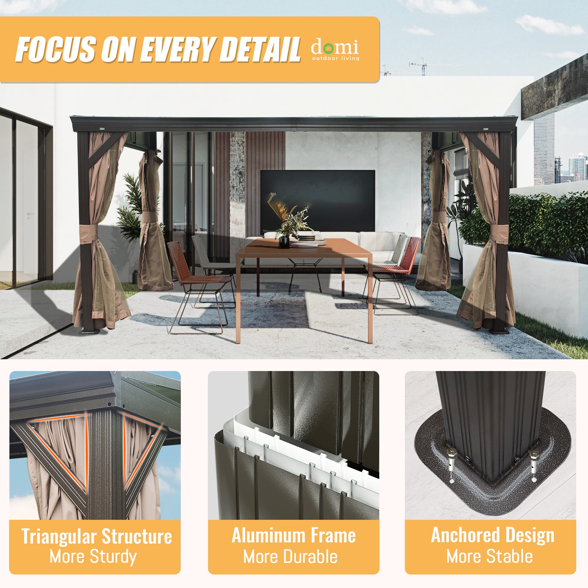 Dimakai DK-MF161587 Wood-Resin-Gazebos - View #9