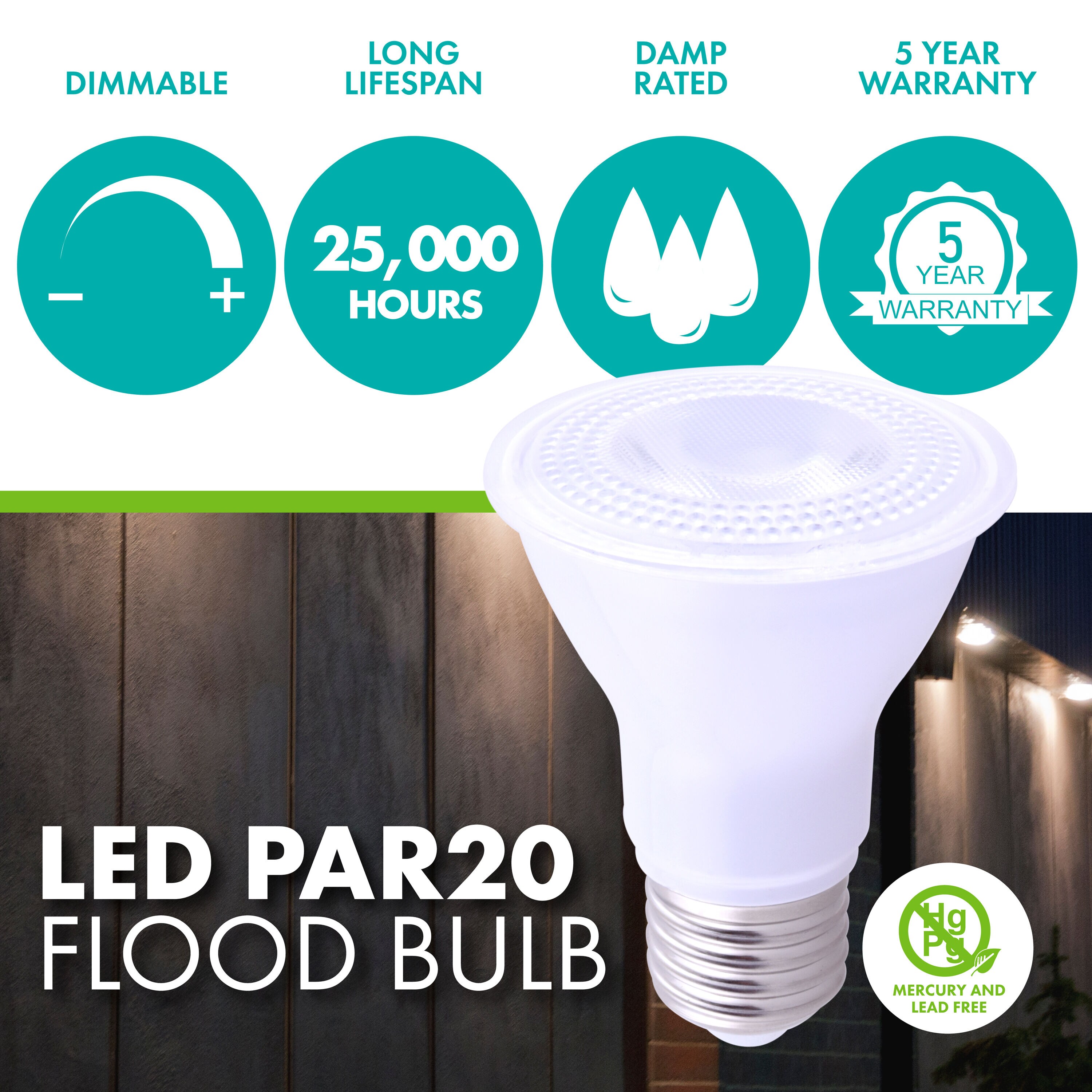 Simply Conserve LPAR20D7W27KV11-12 Led-Lights - View #4