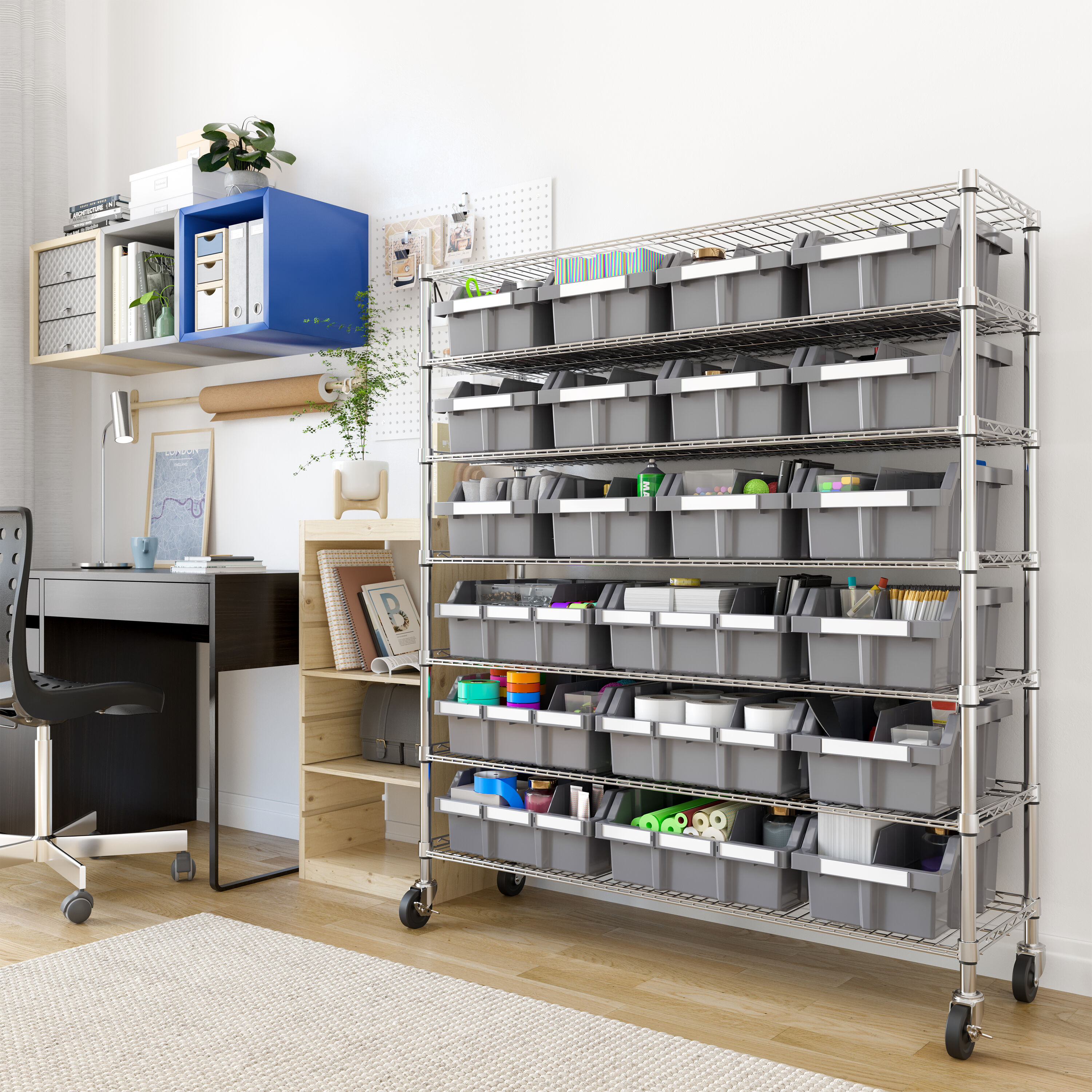 Seville Classics WEB678 Free-Standing-Shelving - View #2