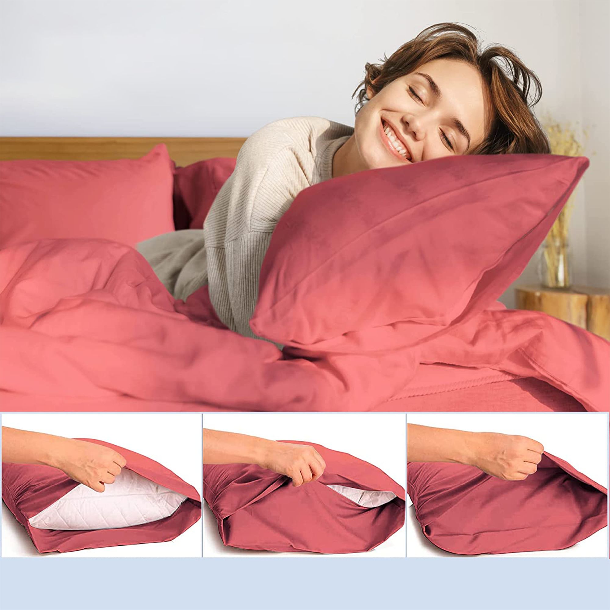 LuxClub B09F73T3LS Sheet-Sets - View #3