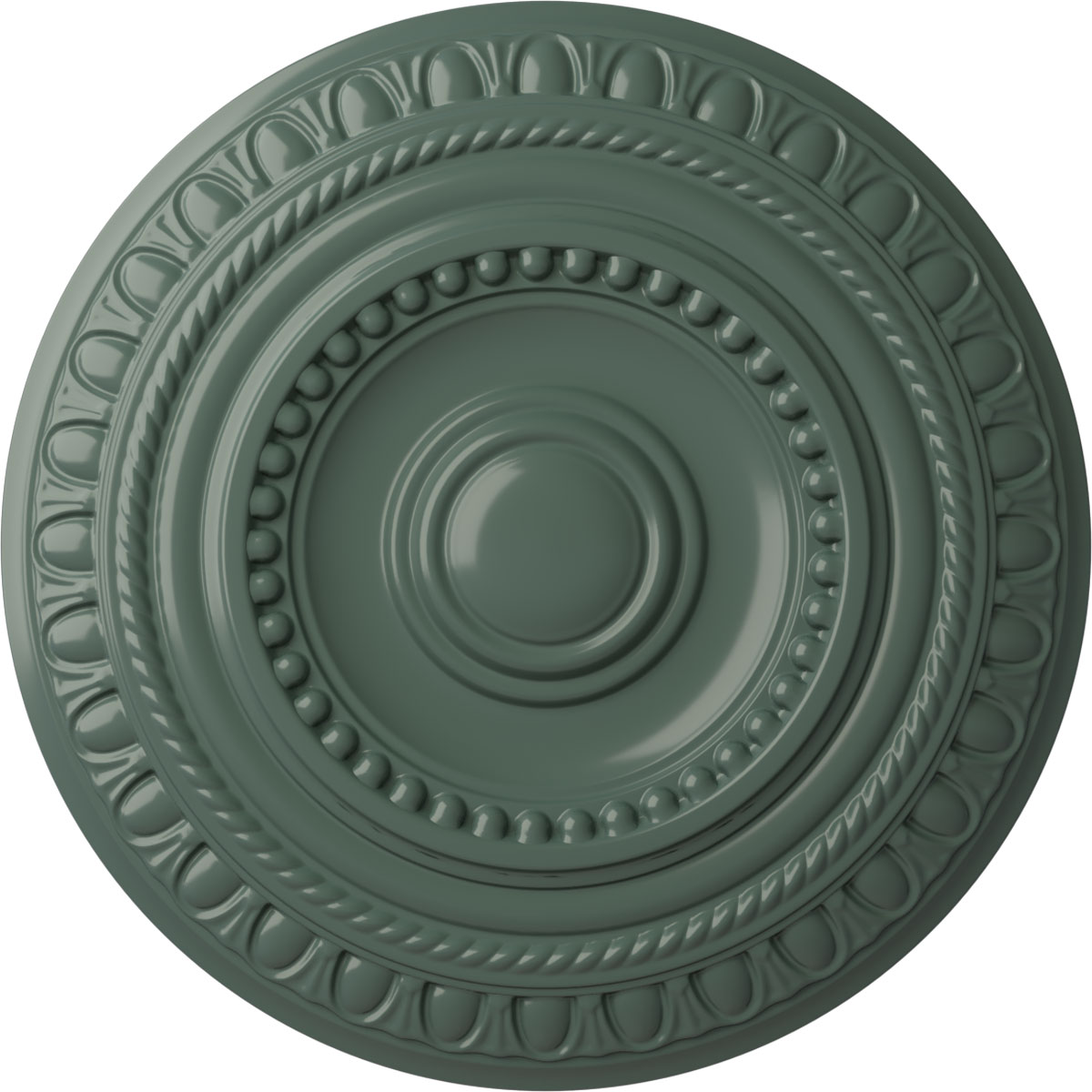 Ekena Millwork CM15ARCBF Artis 15.75-in W x 15.75-in L Painted Cloud Burst Polyurethane Whole Ceiling Medallion