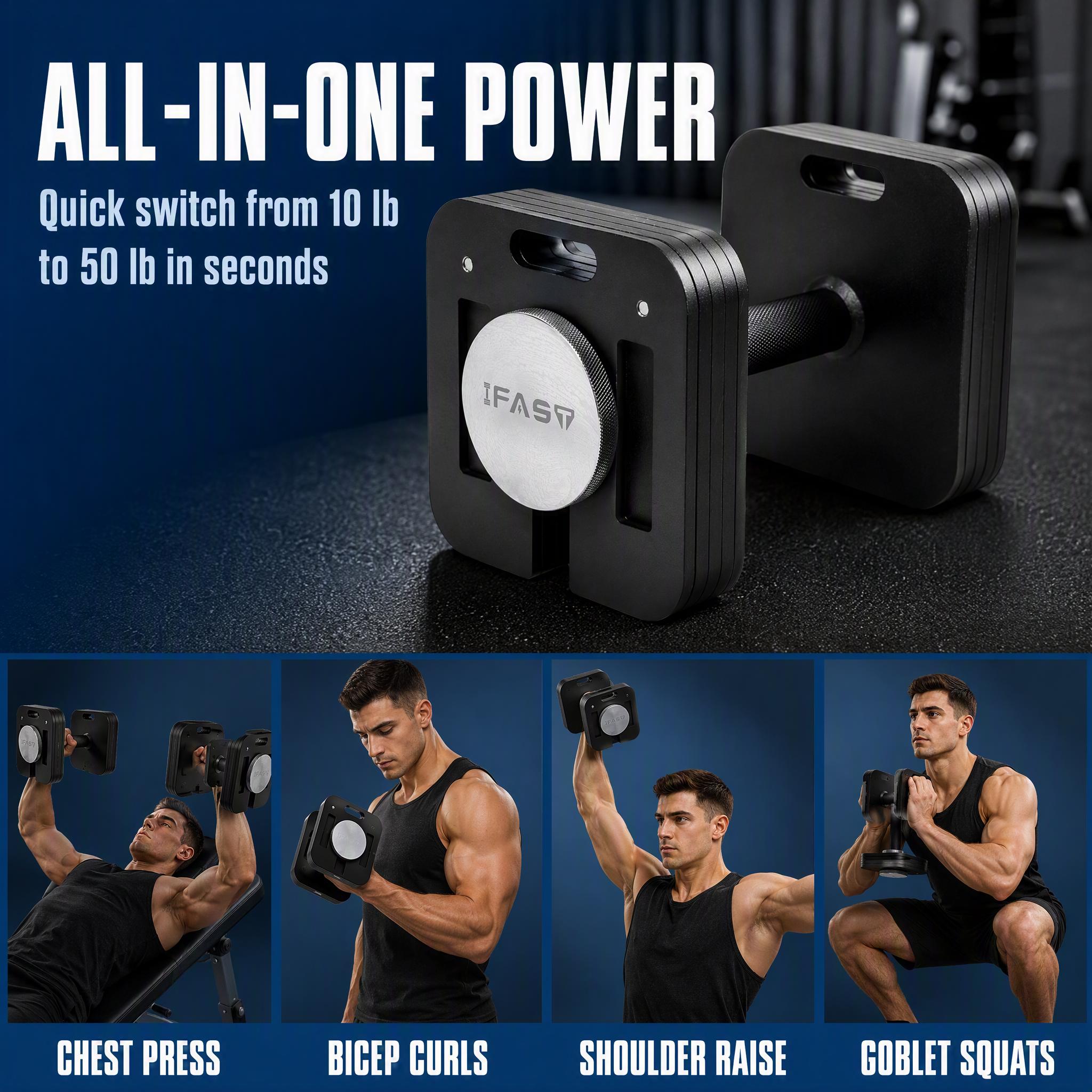 WOQWOQ DSJT-25 dumbbells - View #5