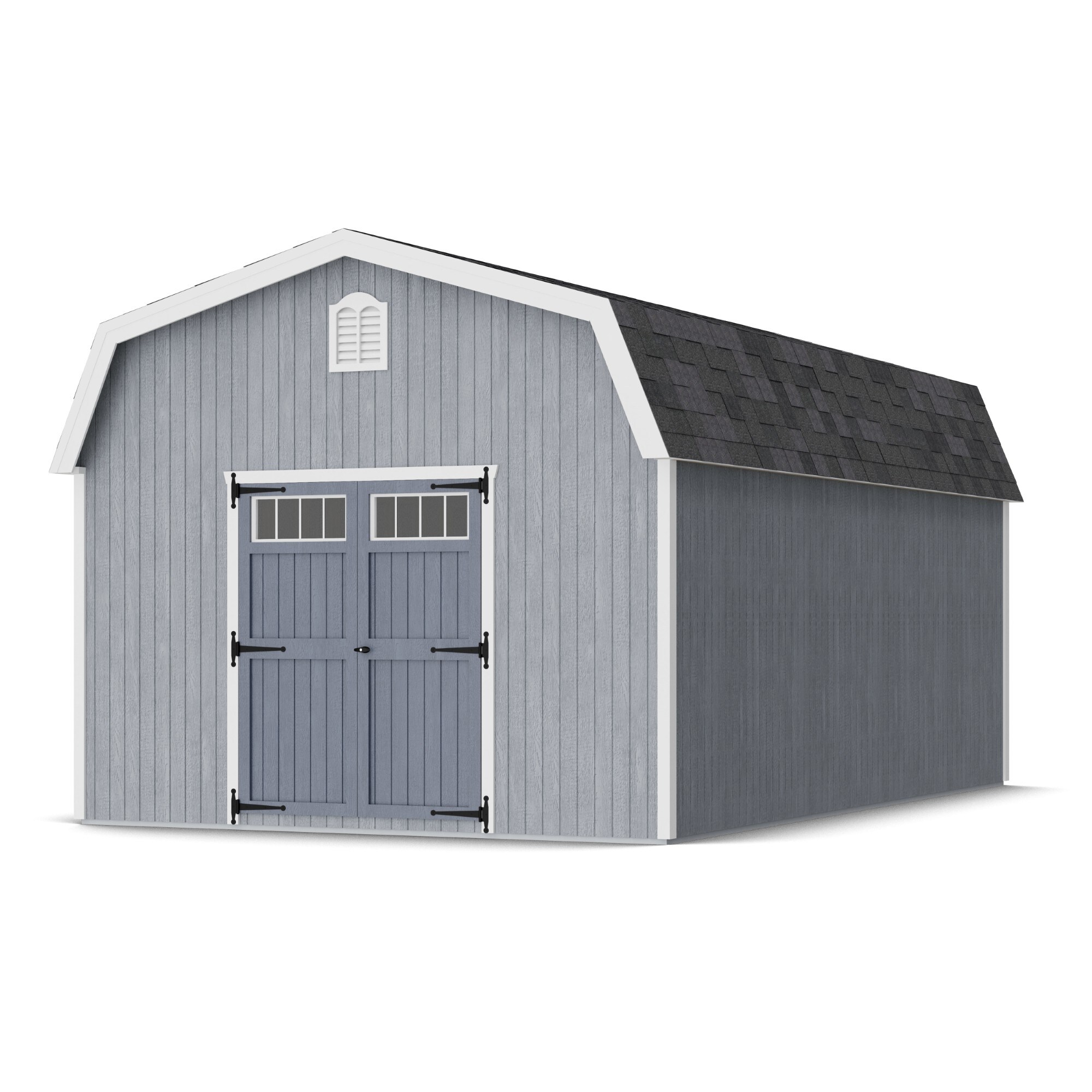 Little Cottage Co 12X20 WBCGS-PC Colonial Woodbury 12-ft x 20-ft Gambrel Style Wood Outdoor Storage Shed with 2 Doors