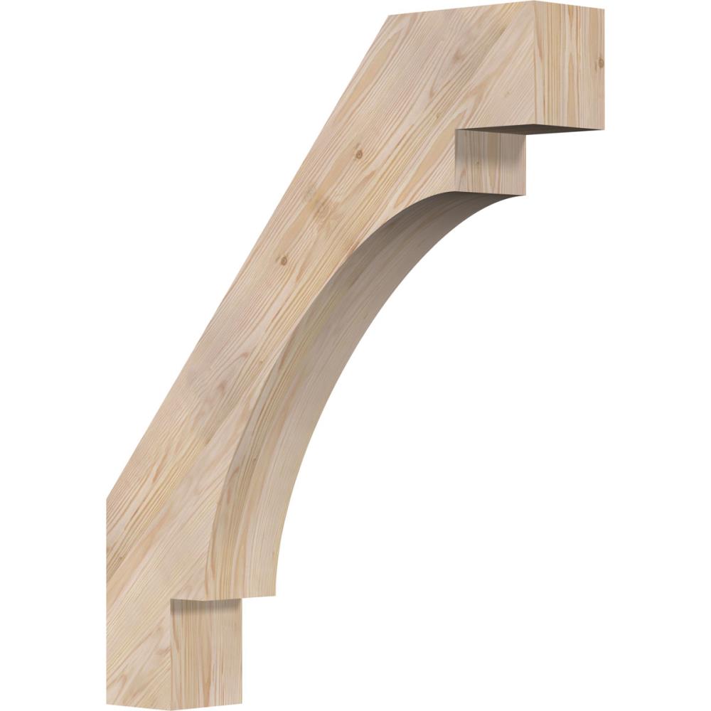 Ekena Millwork BRC06X30X36MRC00SDF 5-1/2-in x 30-in x 36-in Douglas Fir Unfinished Wood Merced Smooth Knee Brace