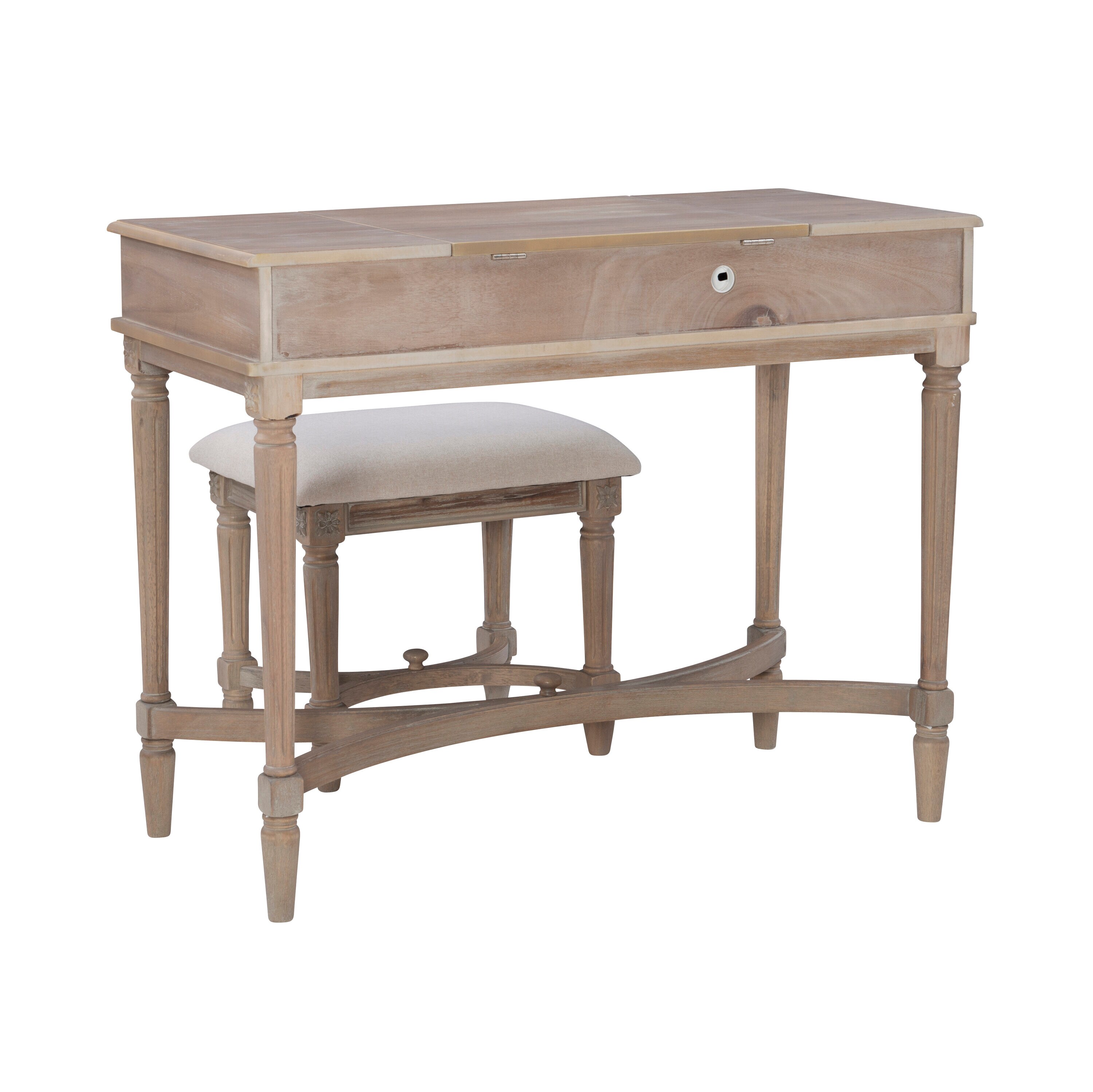 Linon VS064GRY01U Bedroom-Vanities - View #3