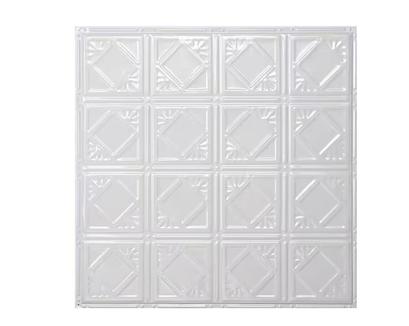American Tin Ceilings KIT-N-P19-WBG Ceiling-Tile - View #4