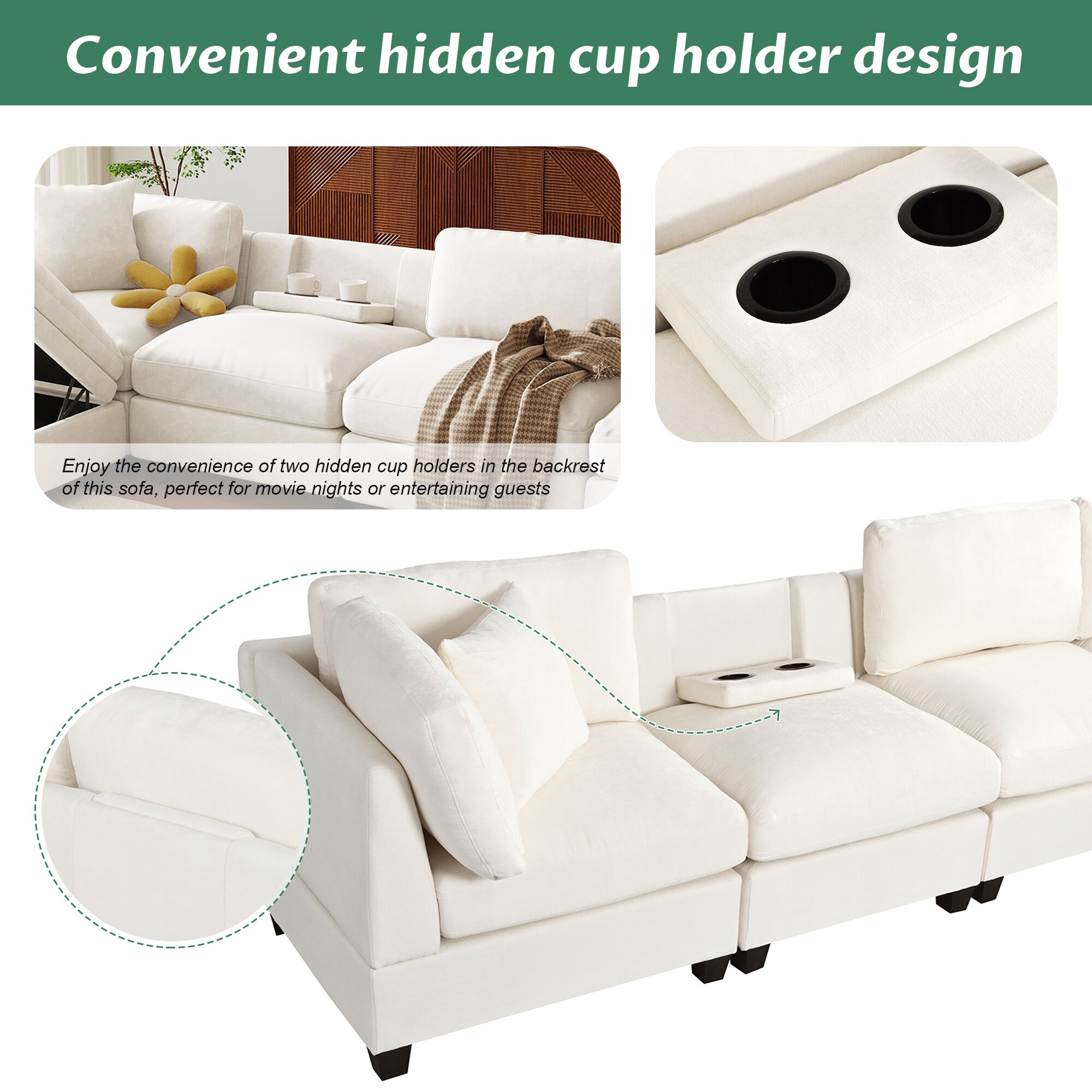 SINOFURN SYA020373BG Sofas-Loveseats - View #14