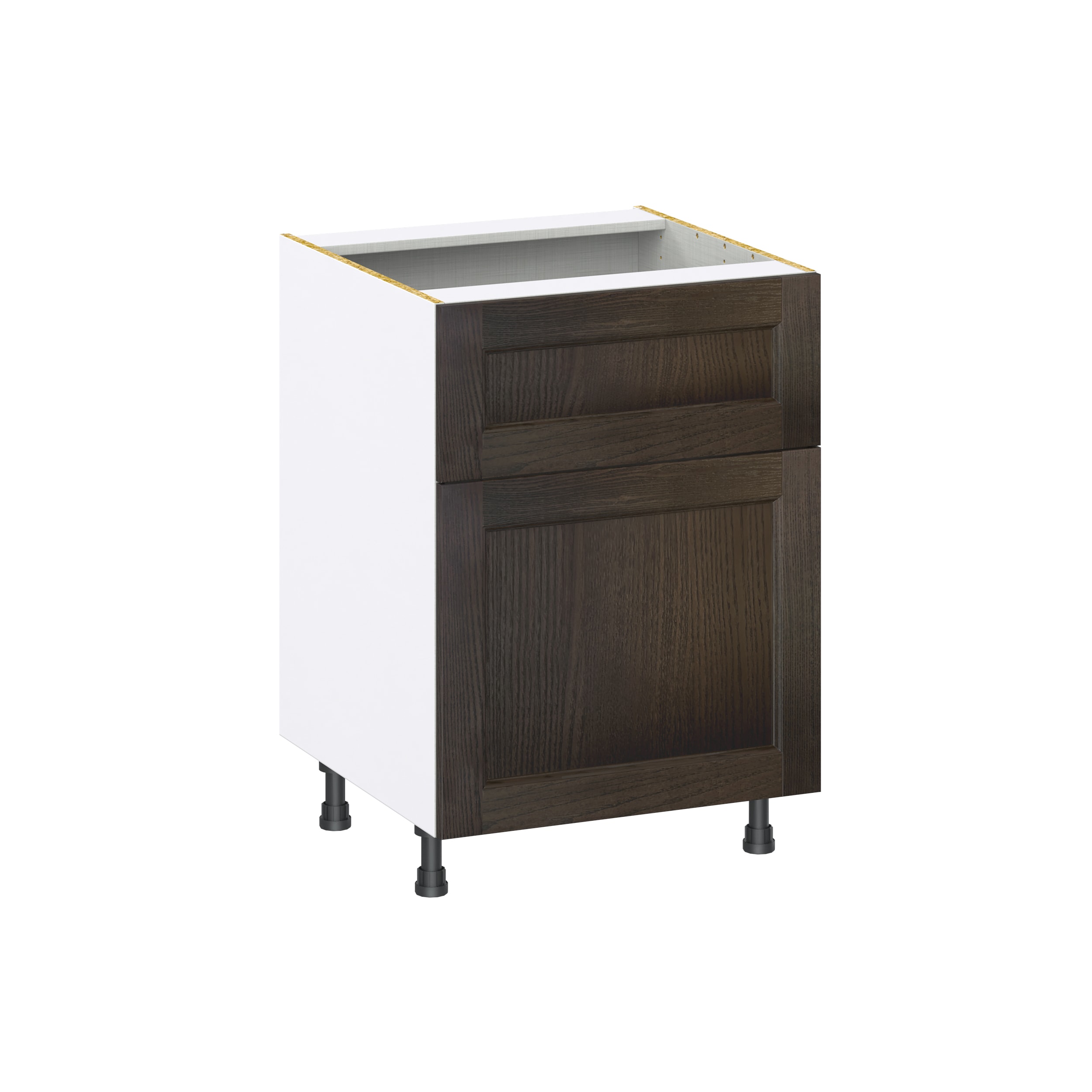 Hugo&Borg Montclaire 24-in W x 34.5-in H x 24-in D Wood 1-Drawer Base Fully Assembled Cabinet (Recessed Panel Shaker Style)