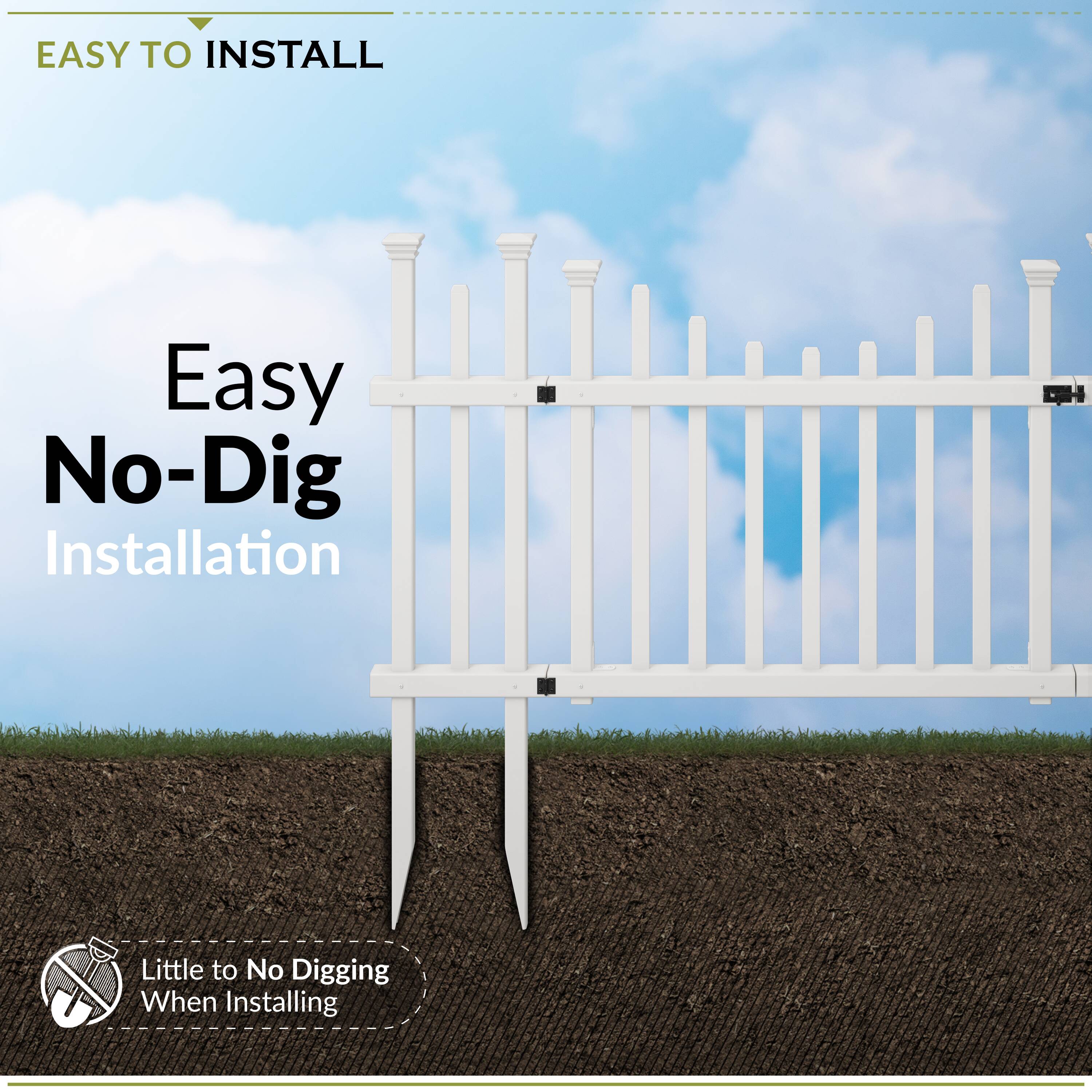 Zippity Outdoor Products ZP19049 Vinyl-Fence-Panels - View #3