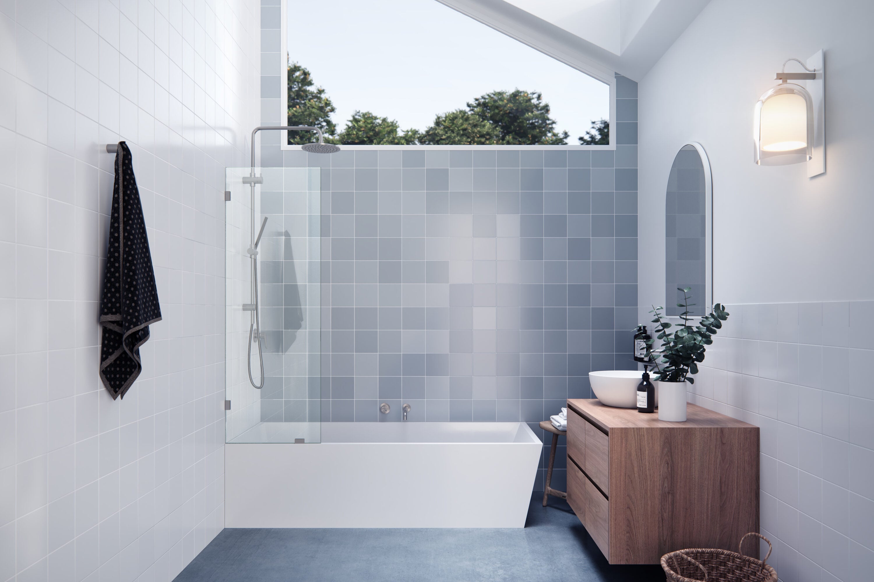 Glass Warehouse GW-BF-21.5-BN Shower-Doors - View #2