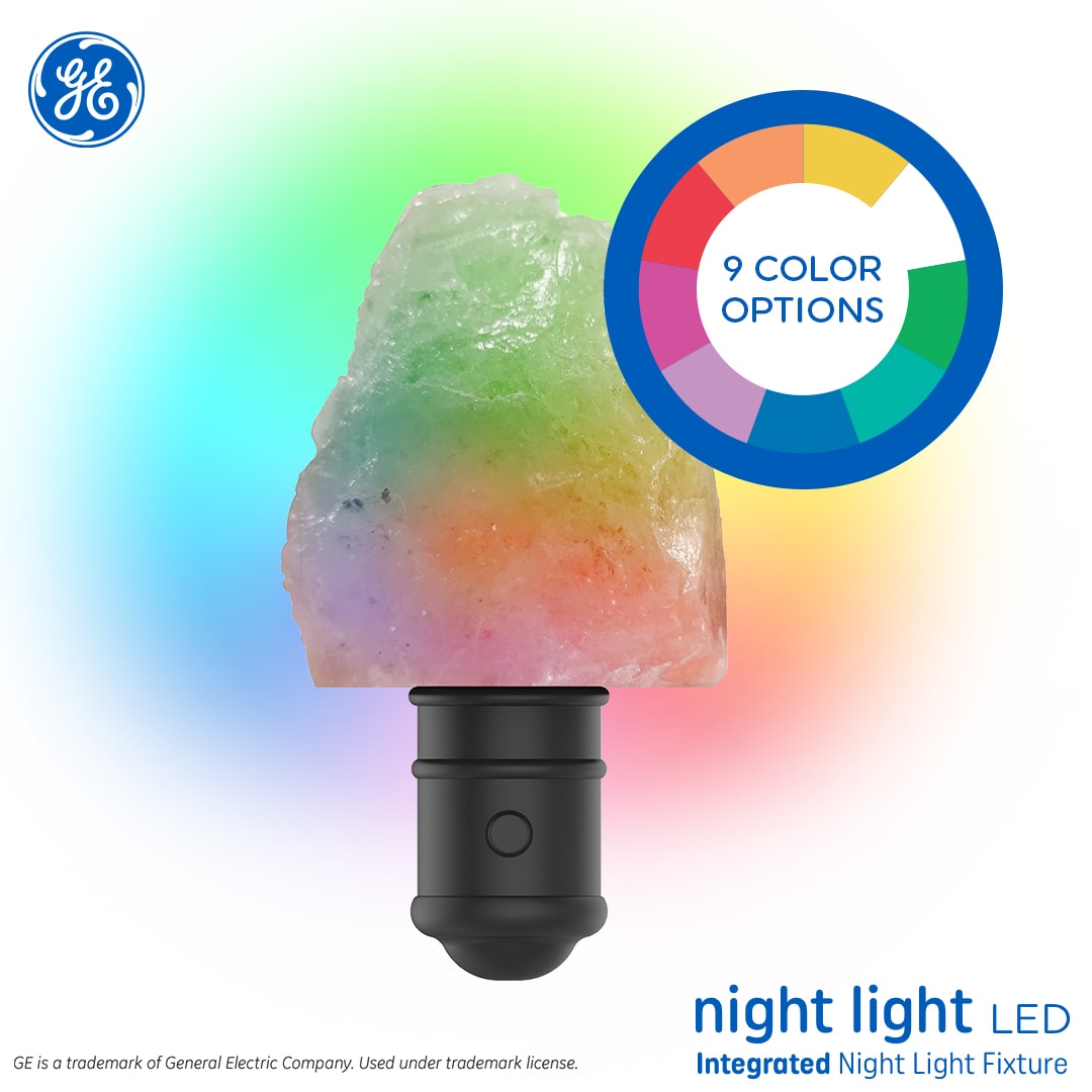 GE Color Changing Nightlight Himalayan Salt Lamp LED Night Light