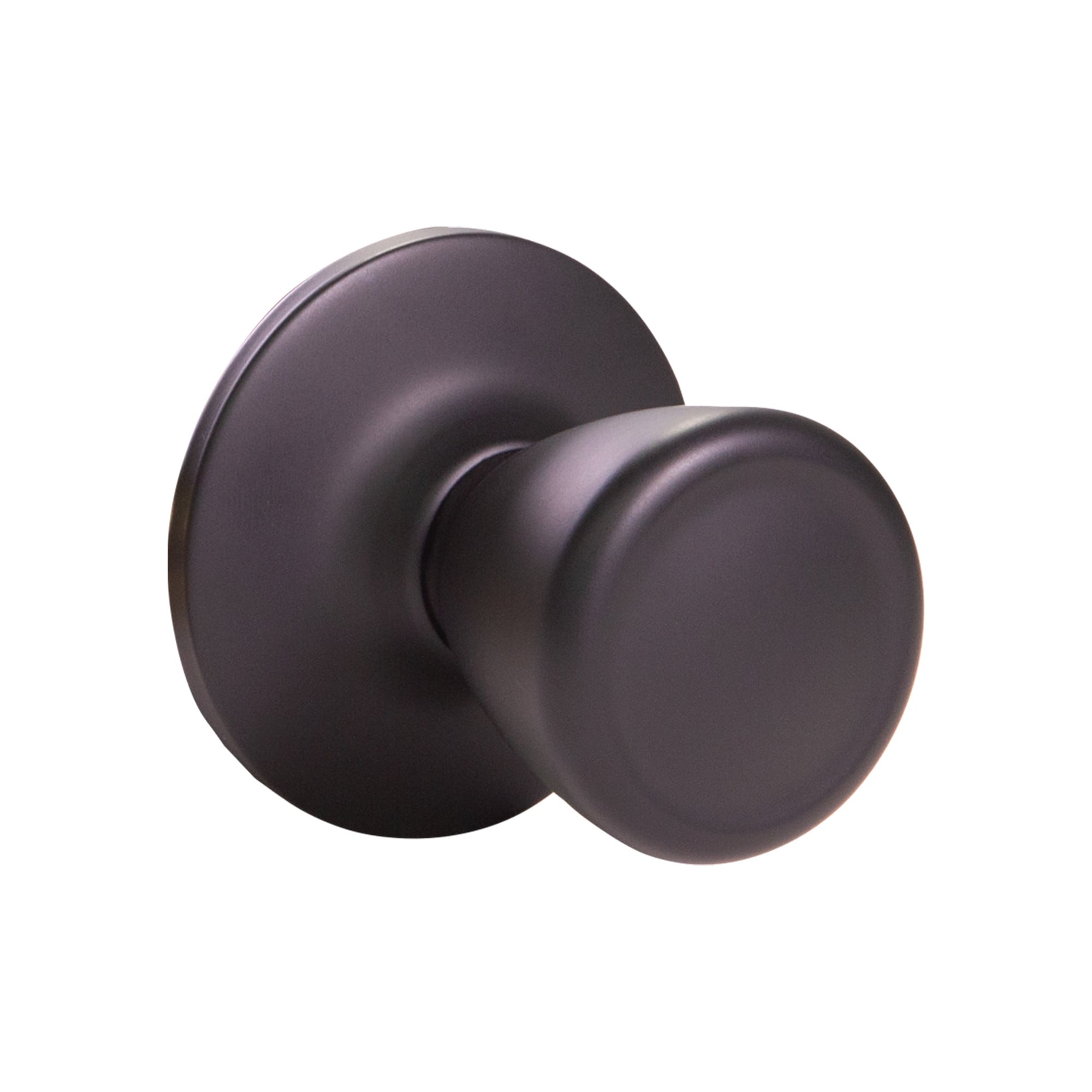 Design House 779249 Matte Black Interior Hall/Closet Dummy door knob Single pack