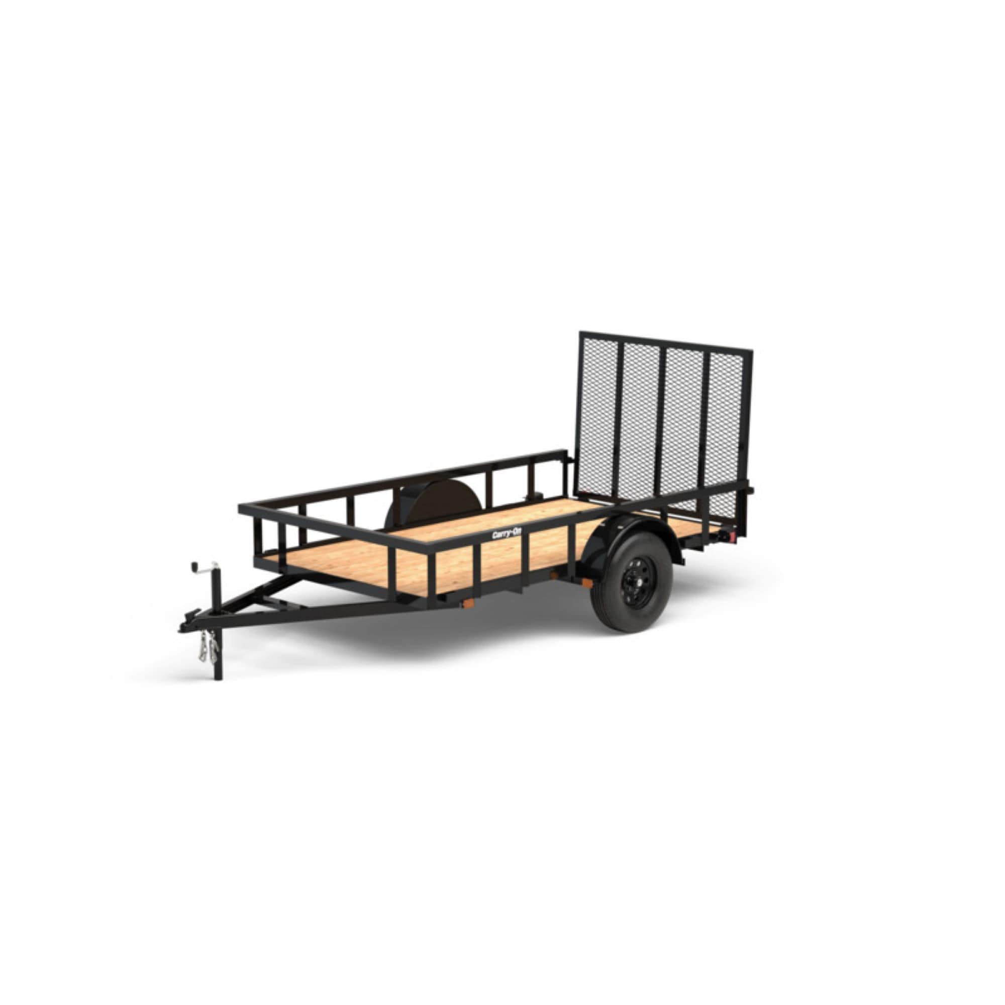 Carry-On Trailer 5.5-ft x 10-ft Treated Lumber Utility Trailer with ...