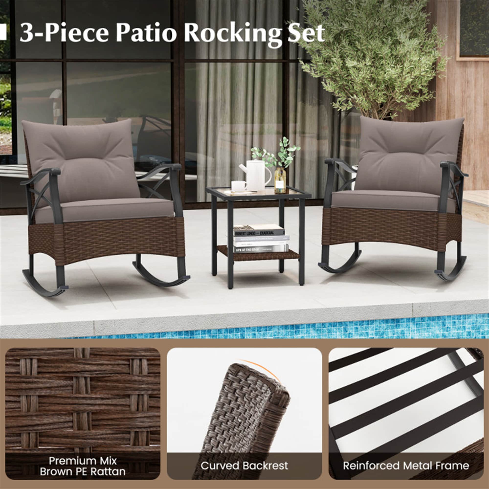 BABOOM BOM-11577BN-OR Patio-Conversation-Sets - View #10