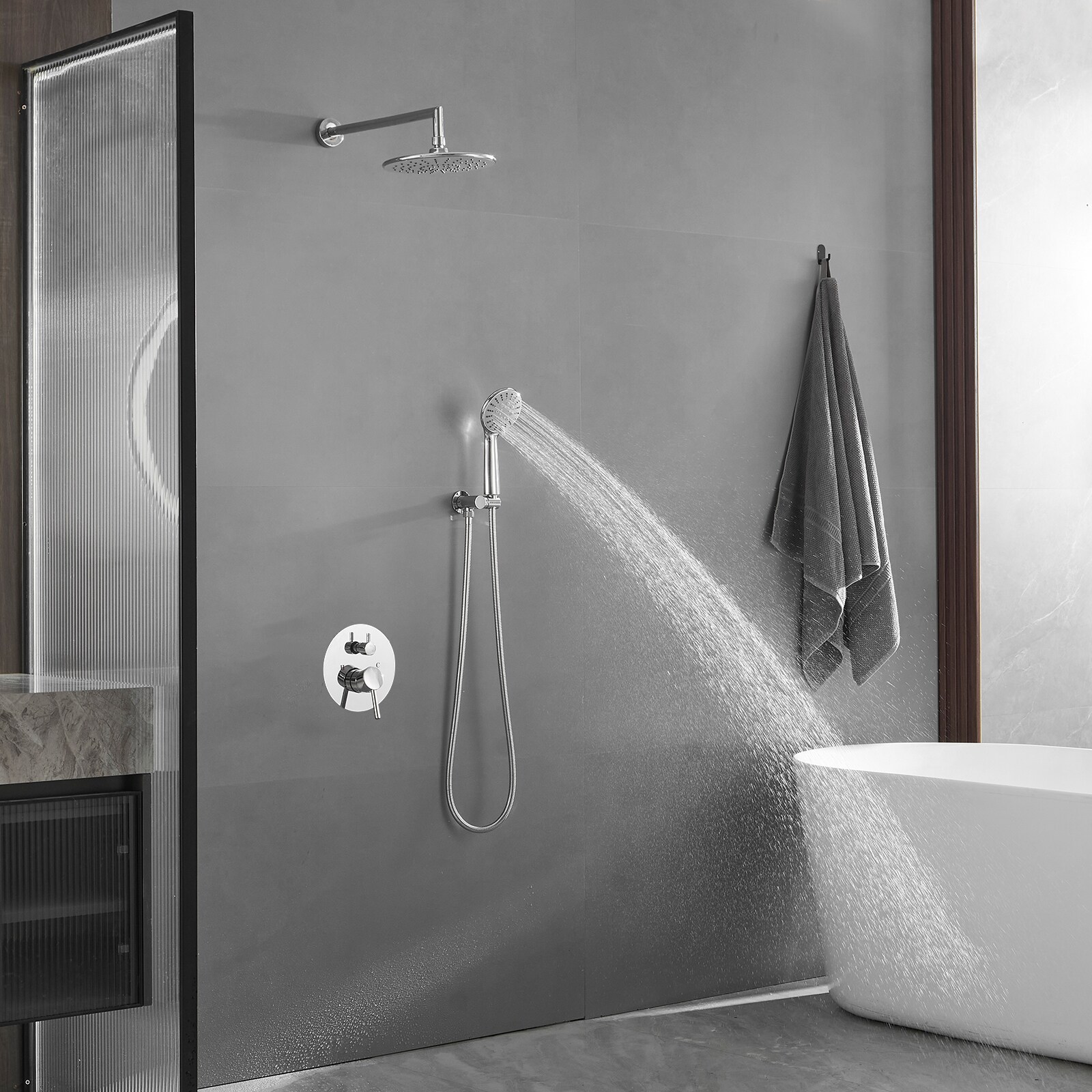 WELLFOR FH798046-C Showerhead-Bar-Panels - View #2