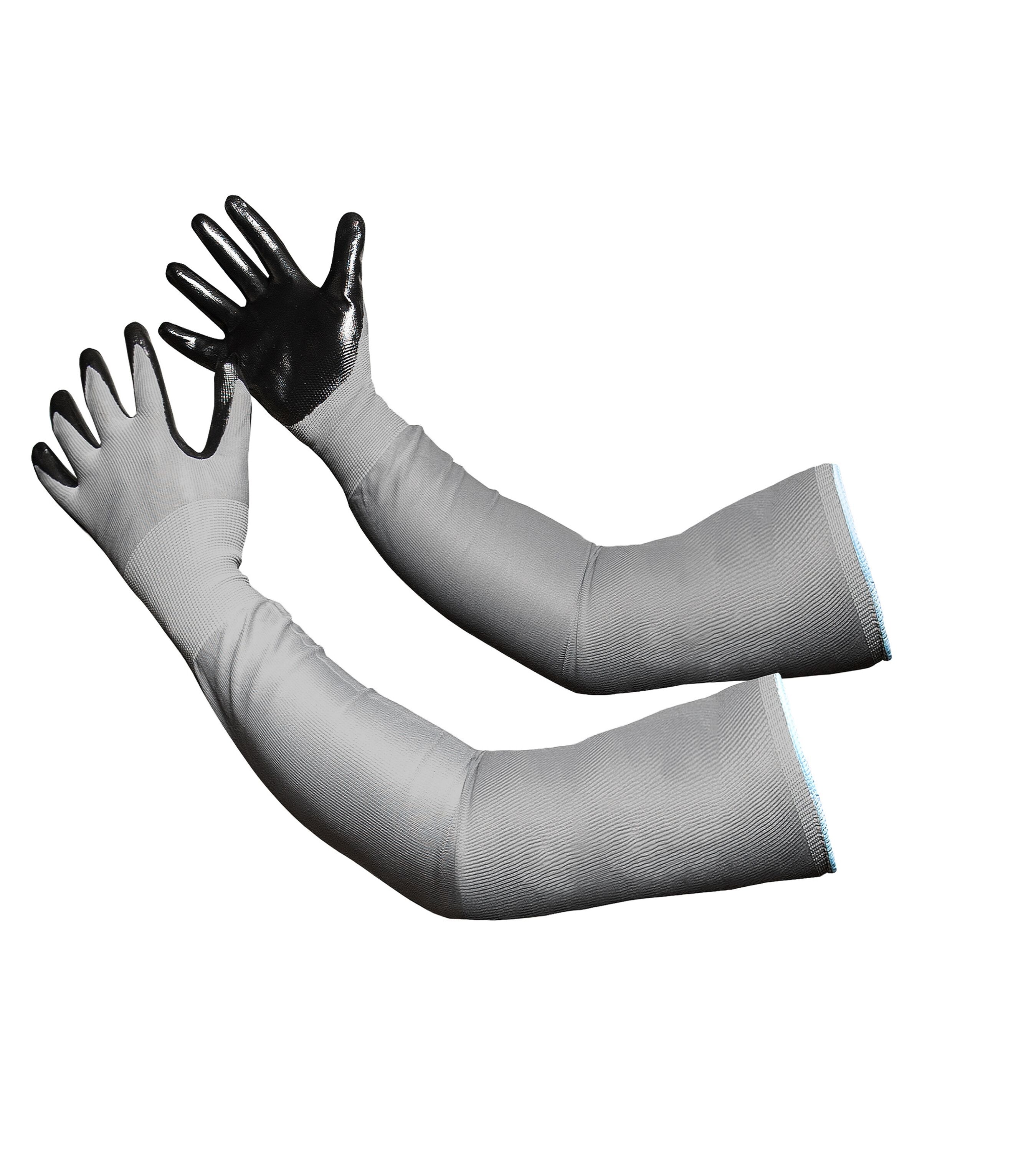 CHARGUY 8 One size fits most Gray Nitrile dipped Polyester Gardening Gloves