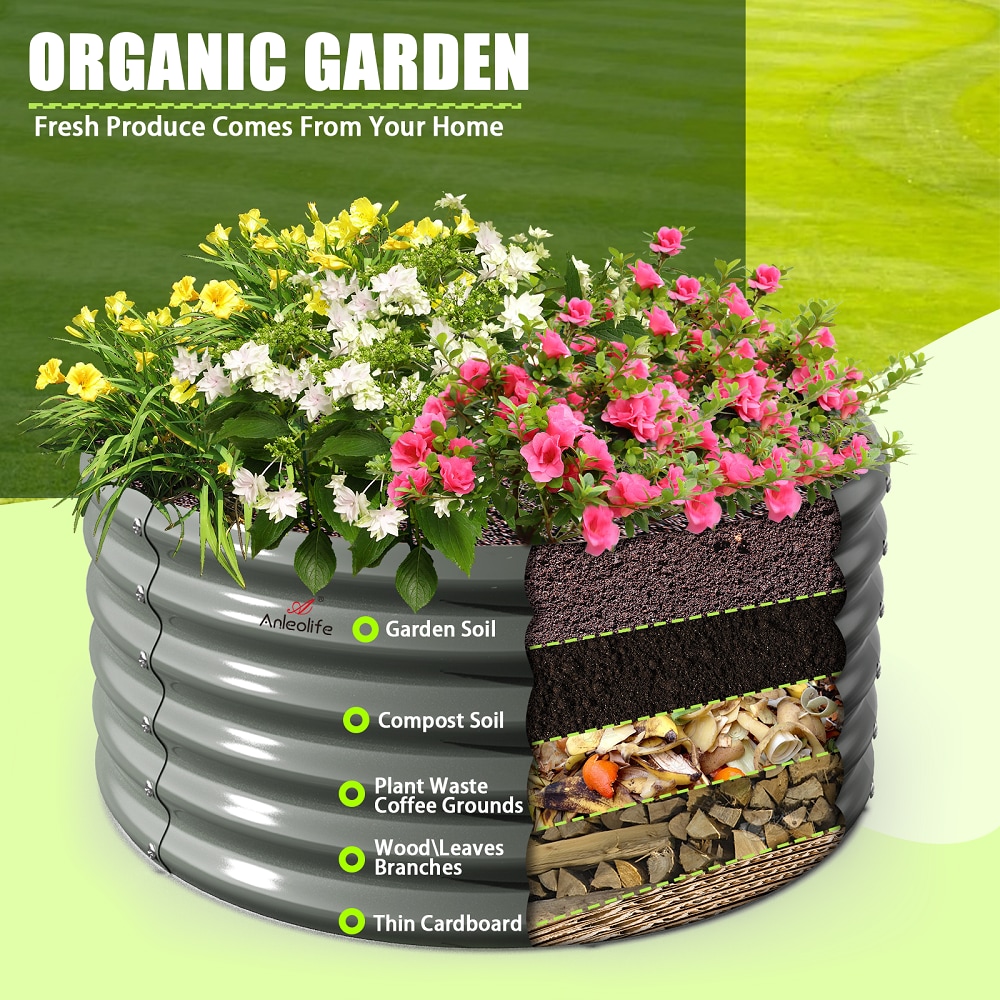Zeus & Ruta 840GARBED-5 Raised-Garden-Beds - View #8