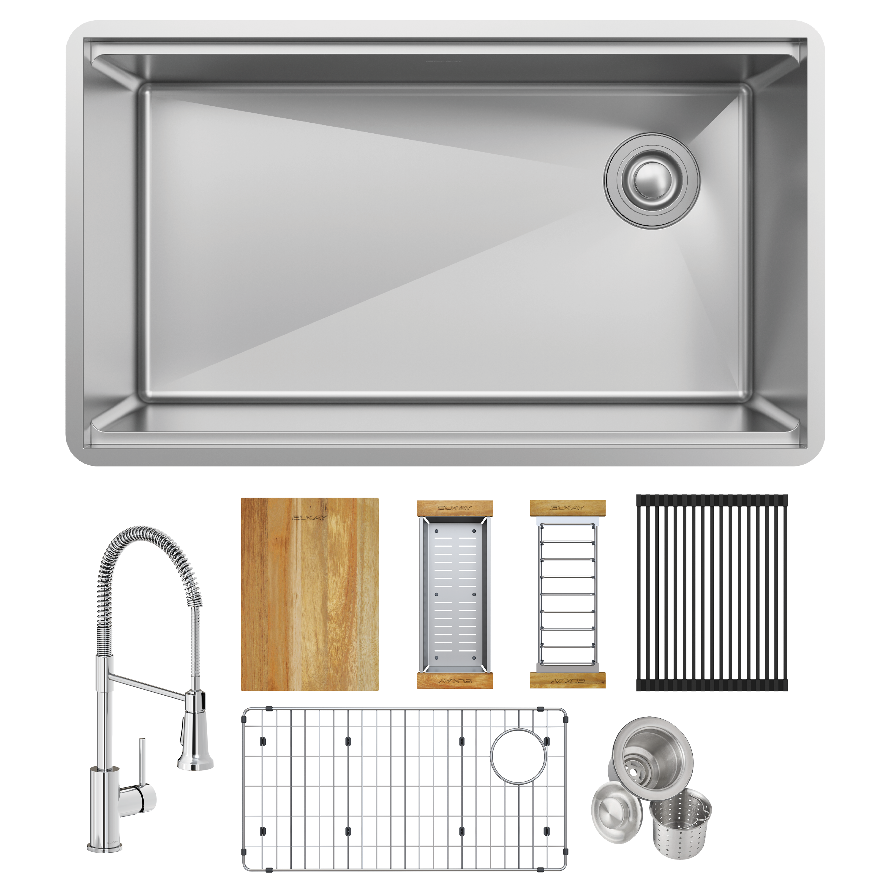 Elkay ECTRU30169RTFCW Kitchen-Sinks - View #2