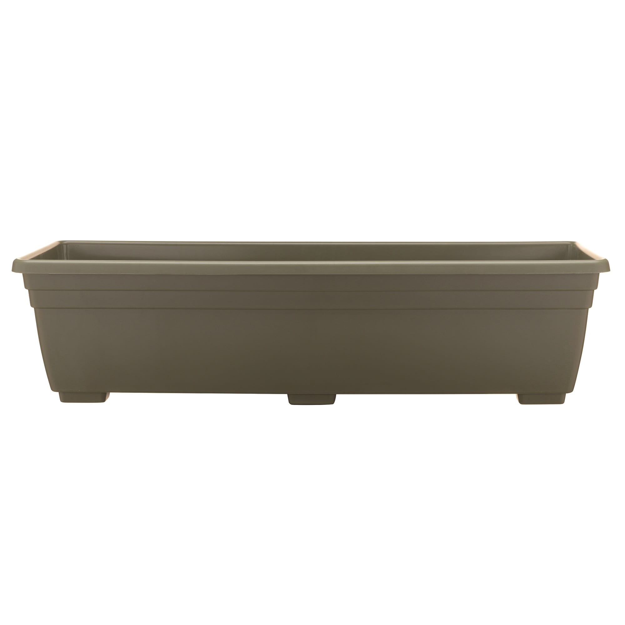 35.75-in W x 6.6-in H Green Plastic Traditional Window Box at Lowes.com