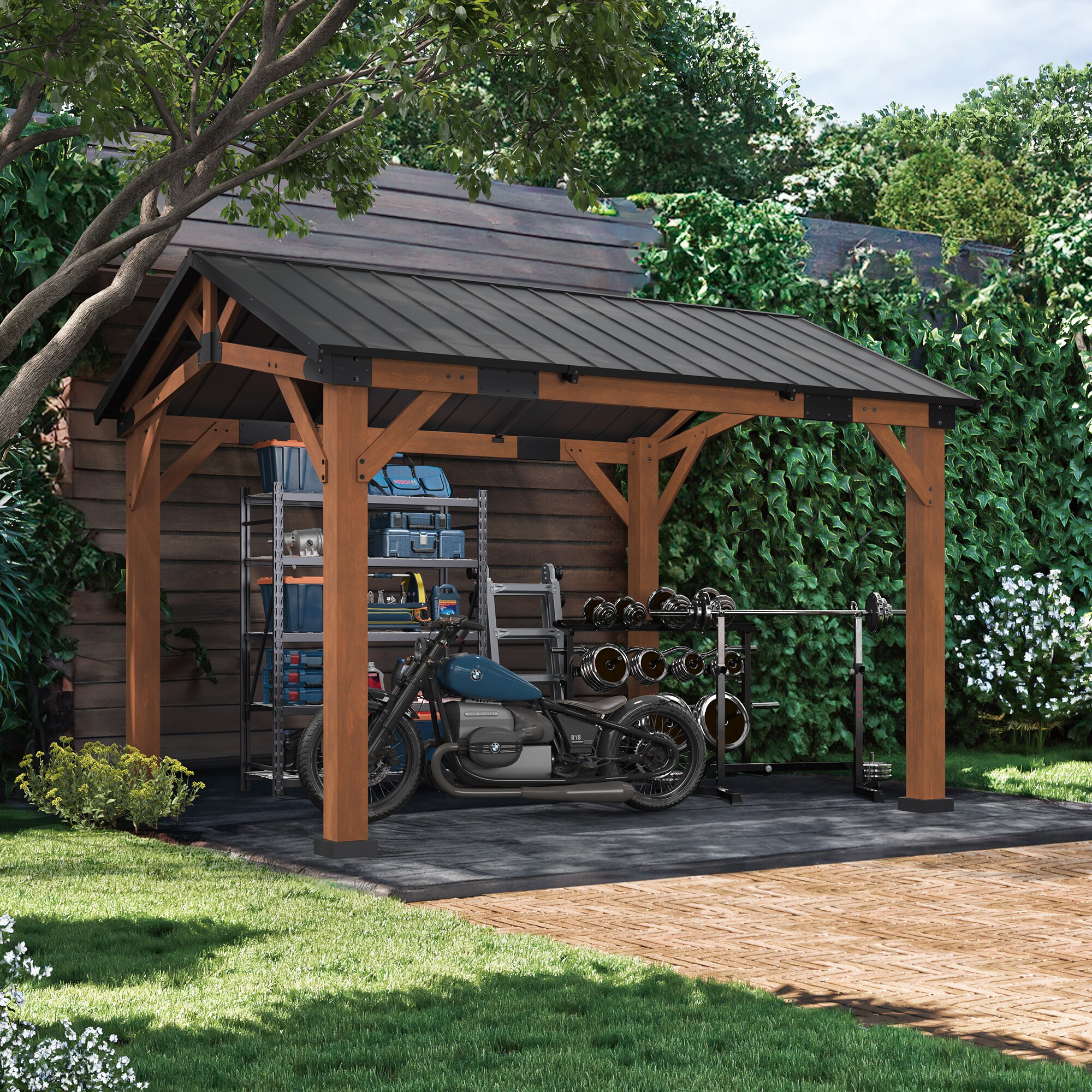 Yurevna TL-014-2ALS Wood-Resin-Gazebos - View #9