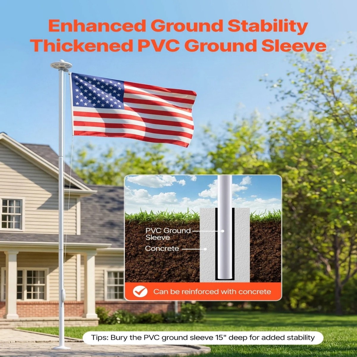 Numhew NHBEN25053 Flag-Poles - View #4